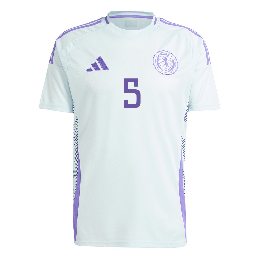 Grant Hanley 5 Scotland National Team 2024 Away Men Jersey - White