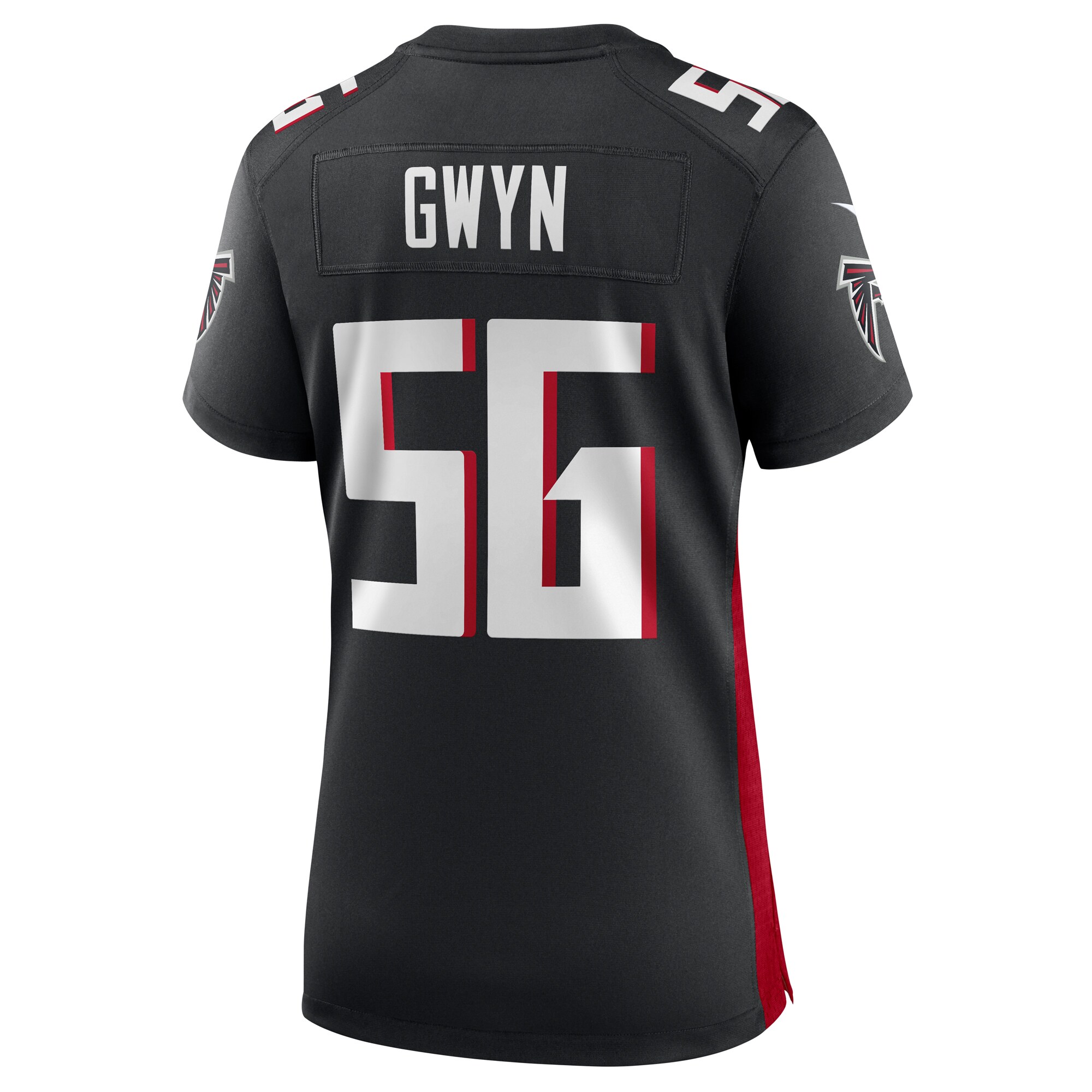 Jovaughn Gwyn Atlanta Falcons  Women's Team Game Jersey -  Black