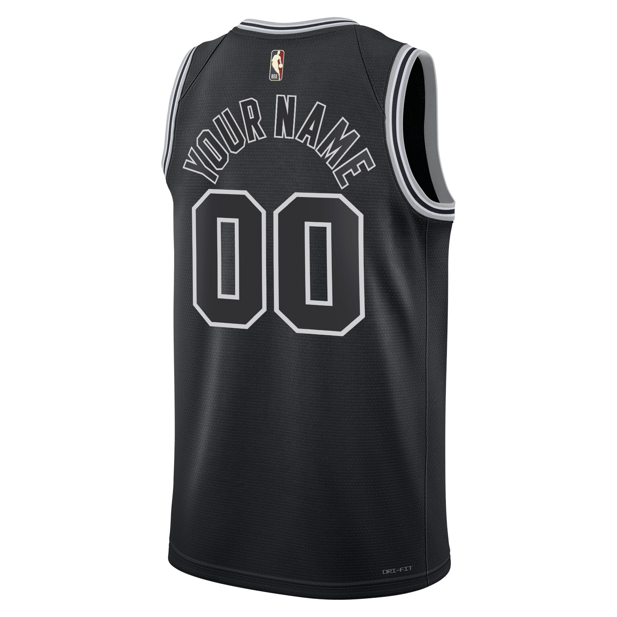 San Antonio Spurs  Unisex 2022\/23 Custom Swingman Jersey - Classic Edition - Black