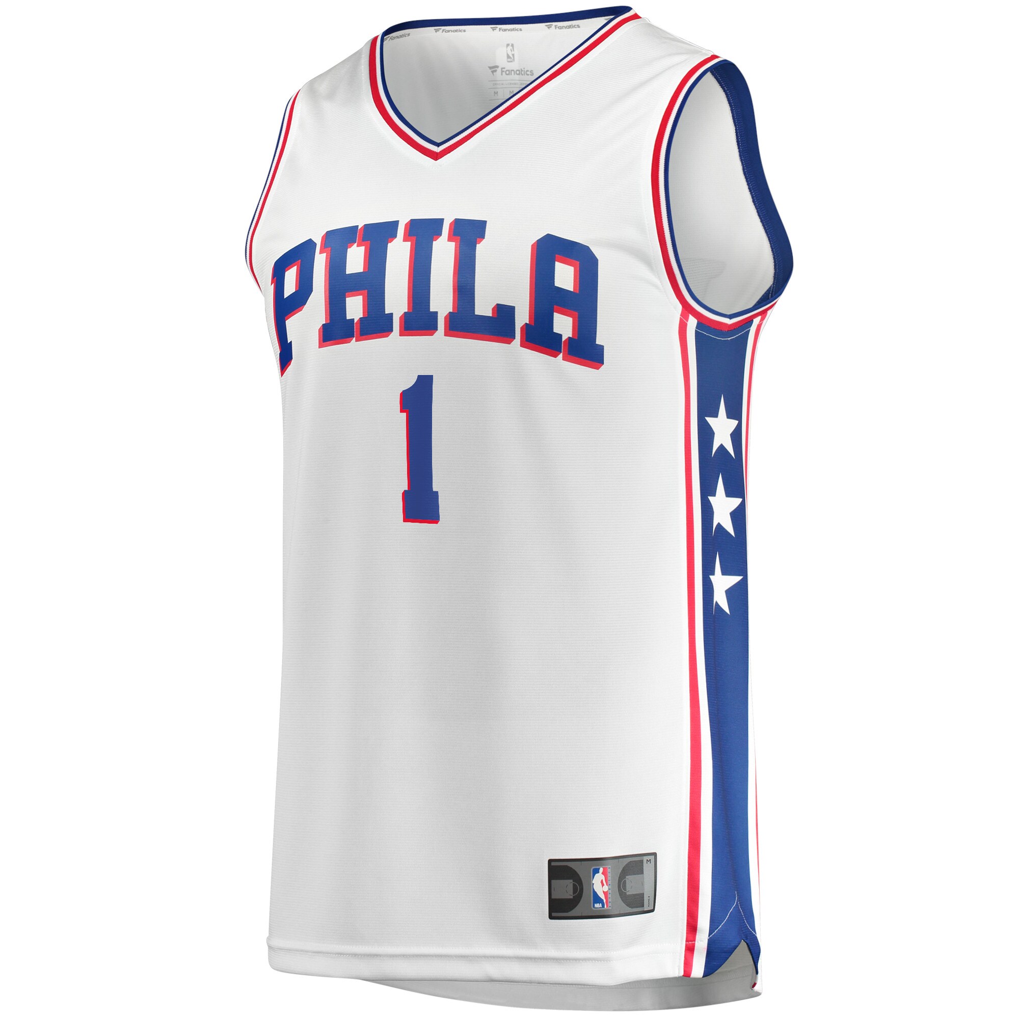 James Harden Philadelphia 76ers Fanatics Fastbreak Replica Player Jersey - Association Edition - White