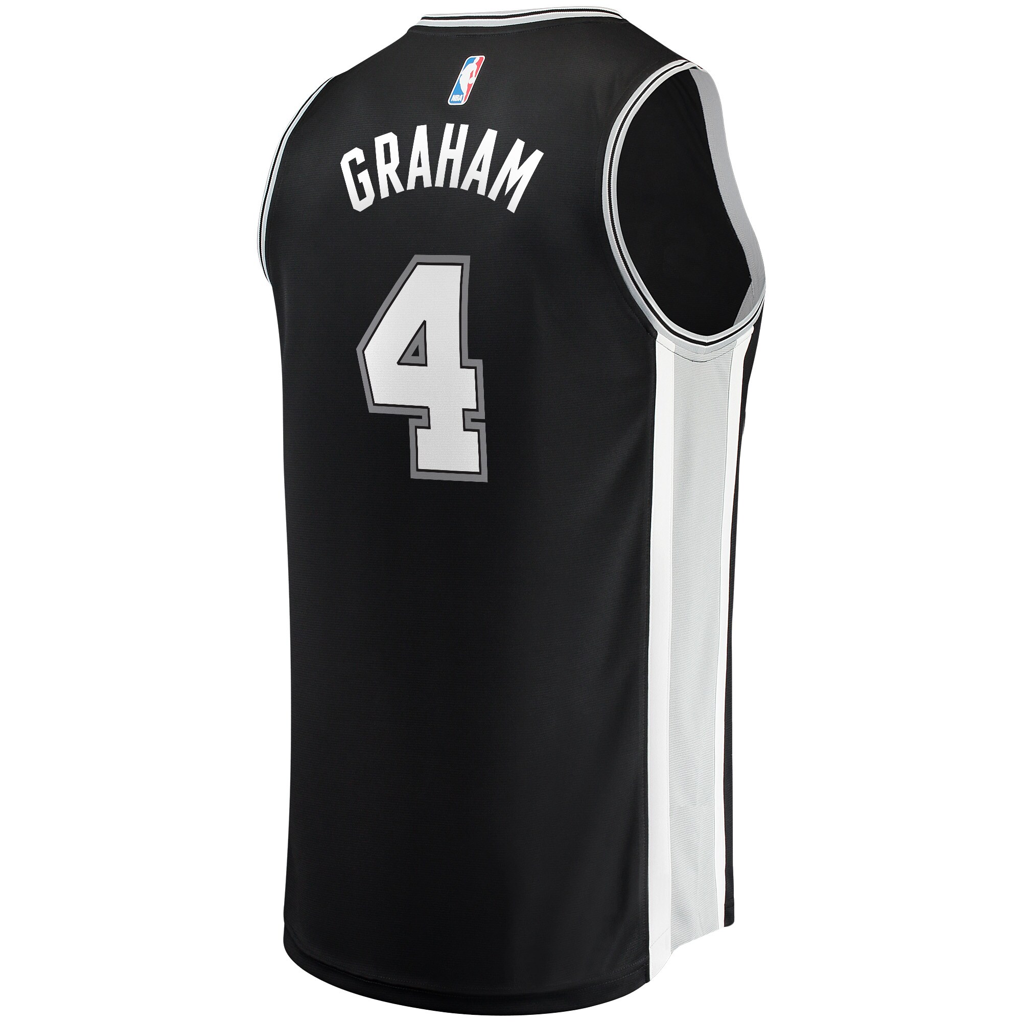Devonte' Graham San Antonio Spurs Fanatics Youth Fast Break Player Jersey - Icon Edition - Black