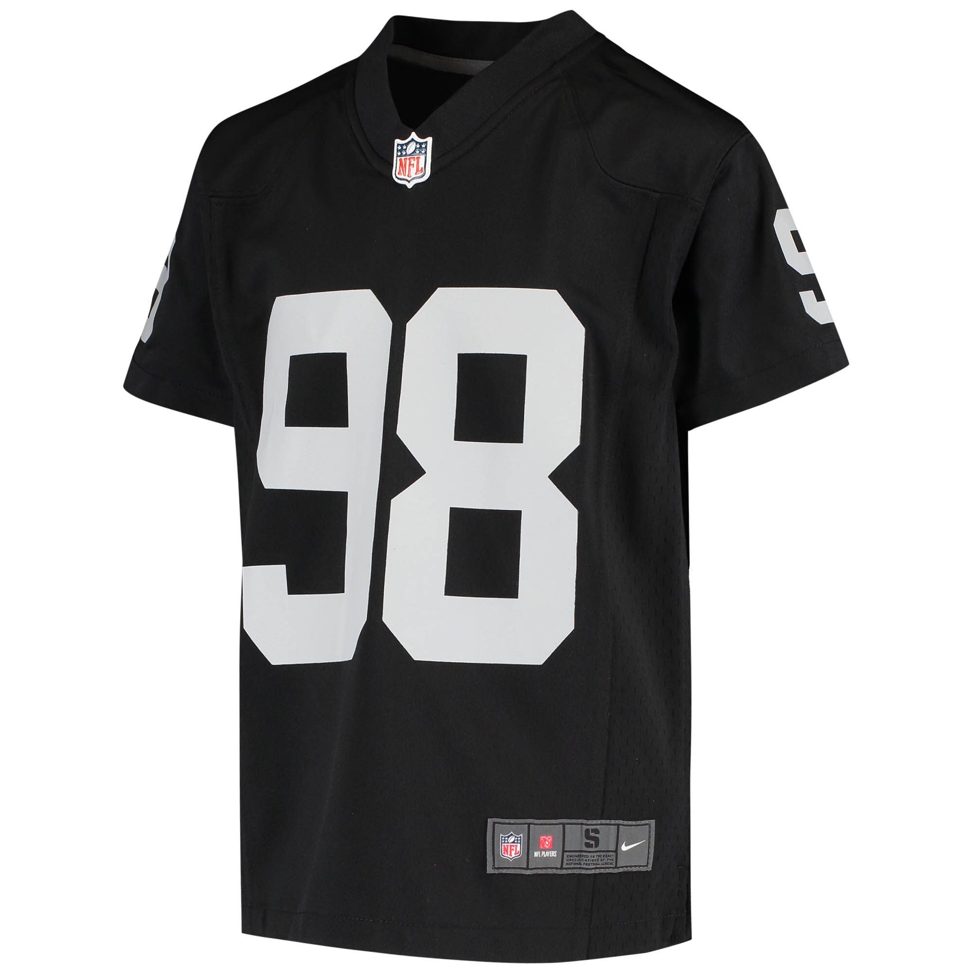 Maxx Crosby Las Vegas Raiders  Youth Game Jersey - Black