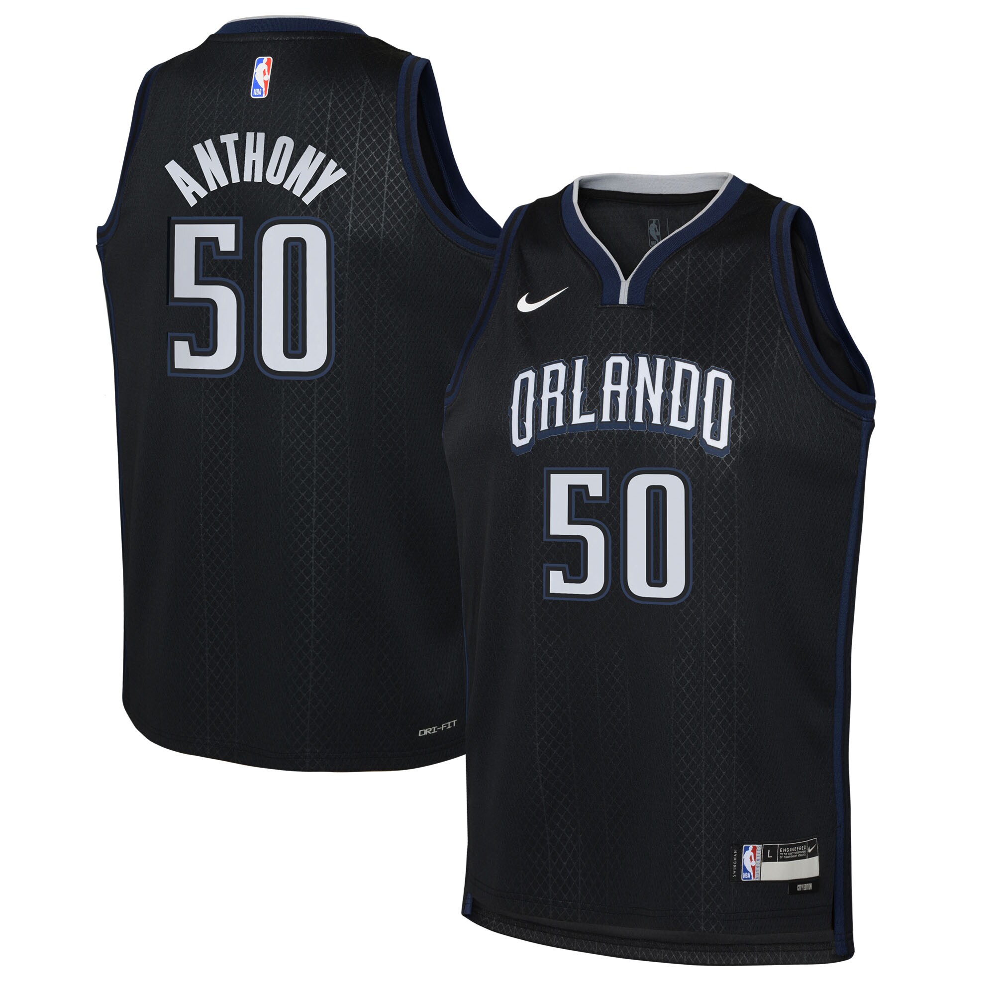 Cole Anthony Orlando Magic  Youth 2022\/23 Swingman Jersey - City Edition - Black