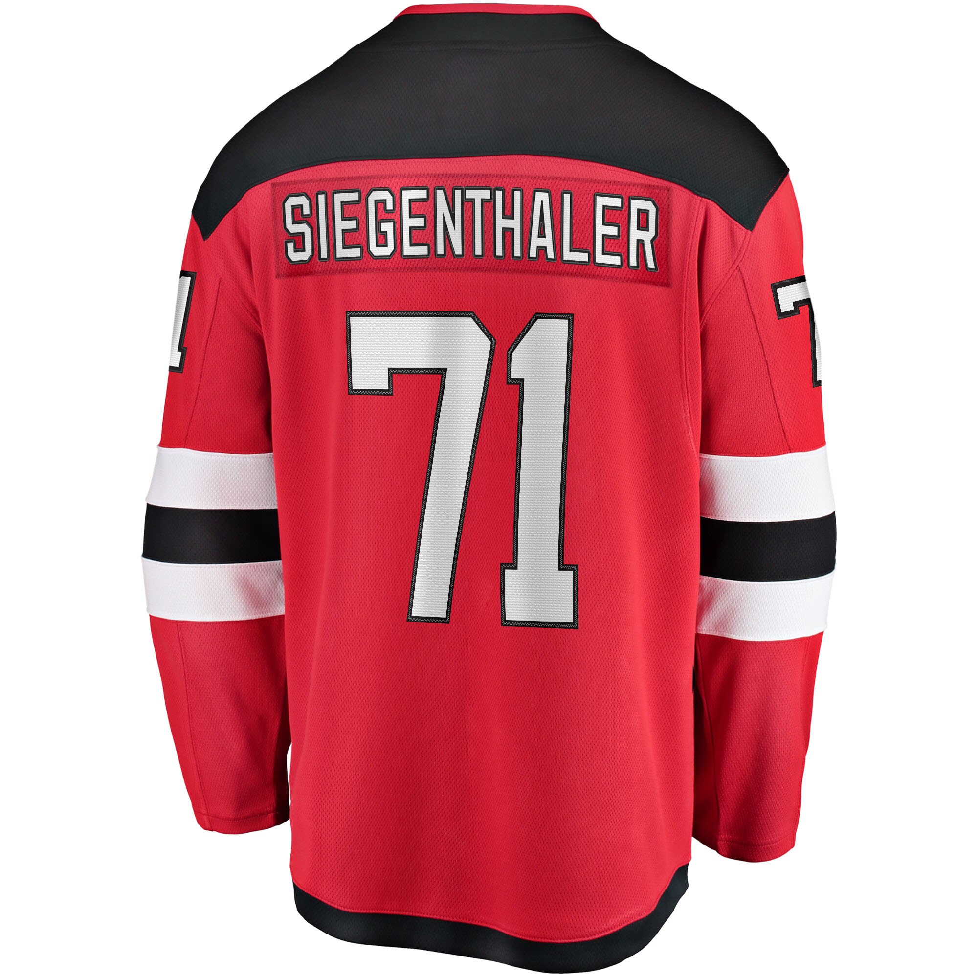 Jonas Siegenthaler New Jersey Devils Fanatics Home Breakaway Player Jersey - Red