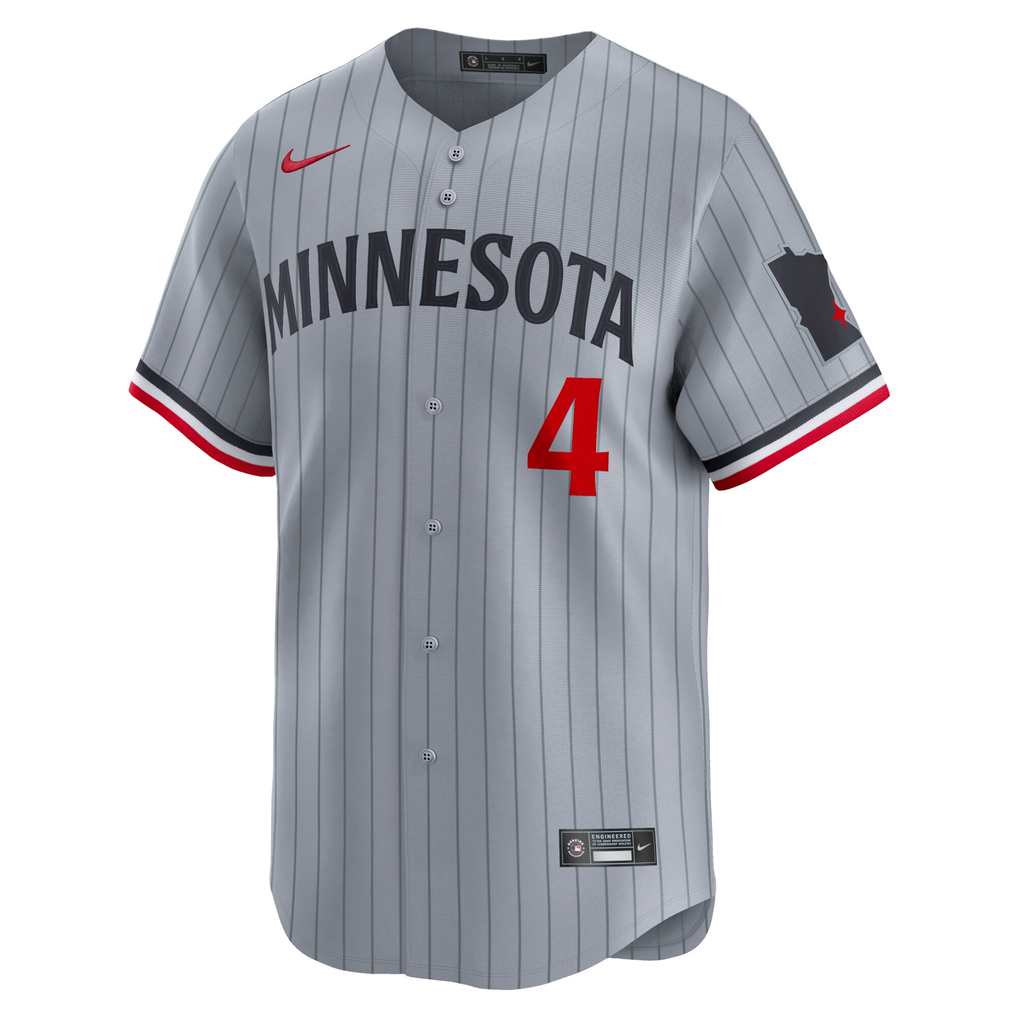 Carlos Correa Minnesota Twins  Road Limited Player Jersey\u00c2\u00a0\u00e2\u20ac\u201c Gray