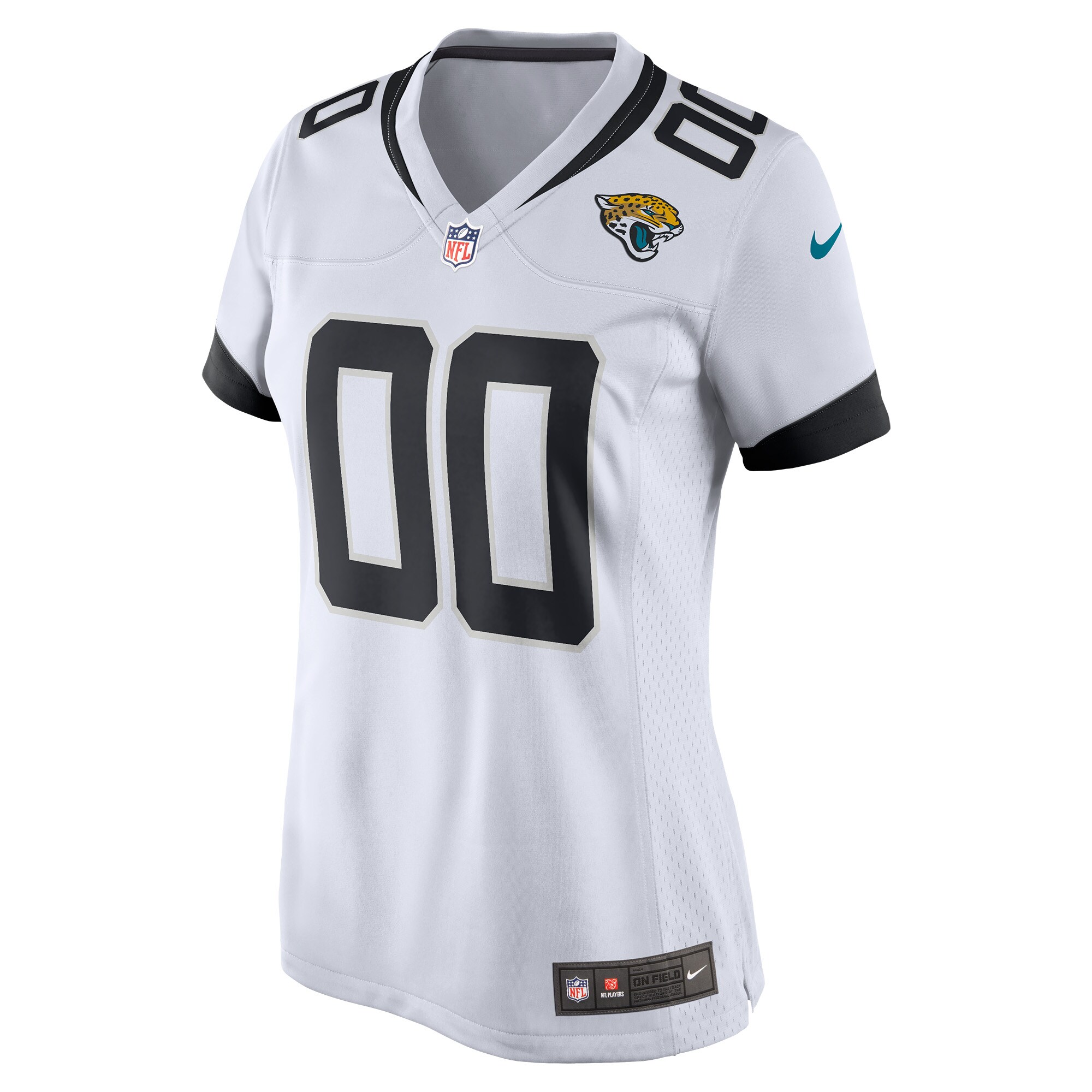 Jacksonville Jaguars  Women's Custom Game Jersey - White