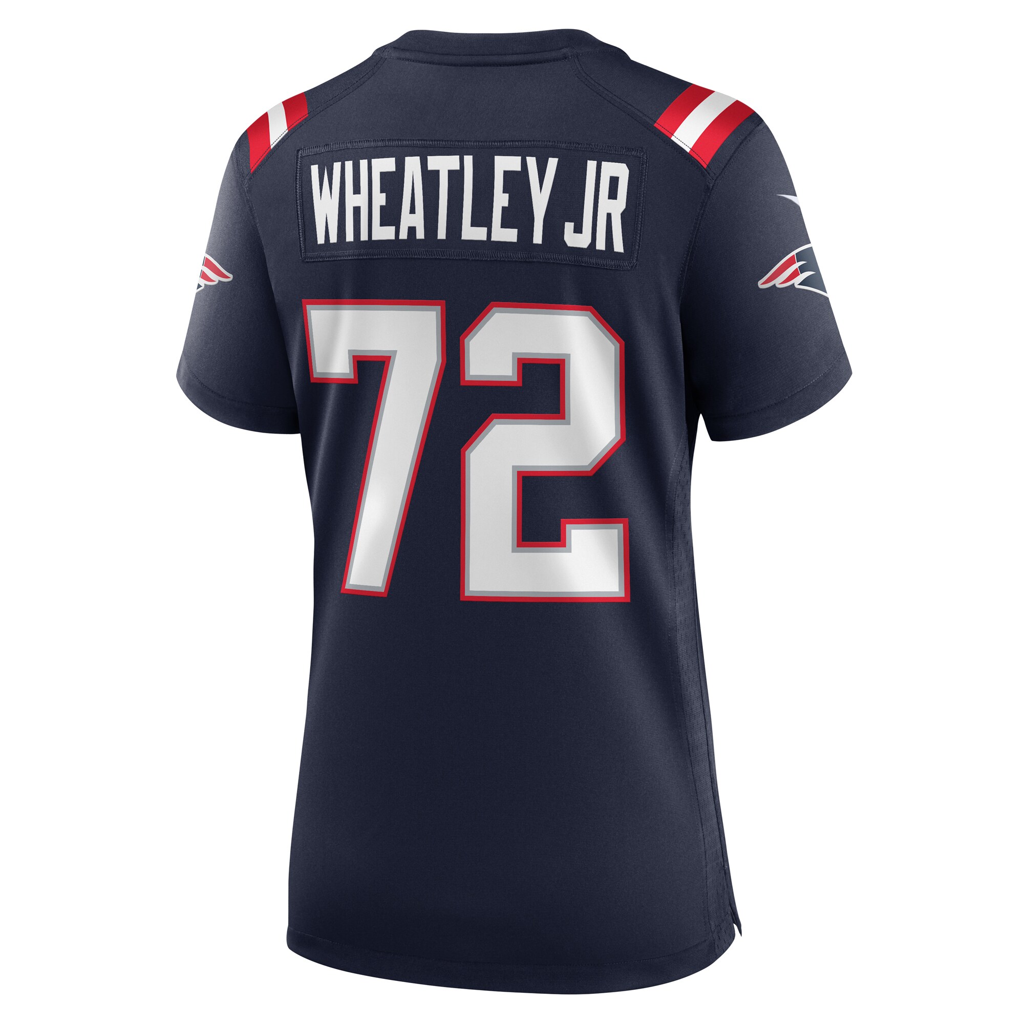 Tyrone Wheatley New England Patriots  Women's Team Game Jersey -  Navy