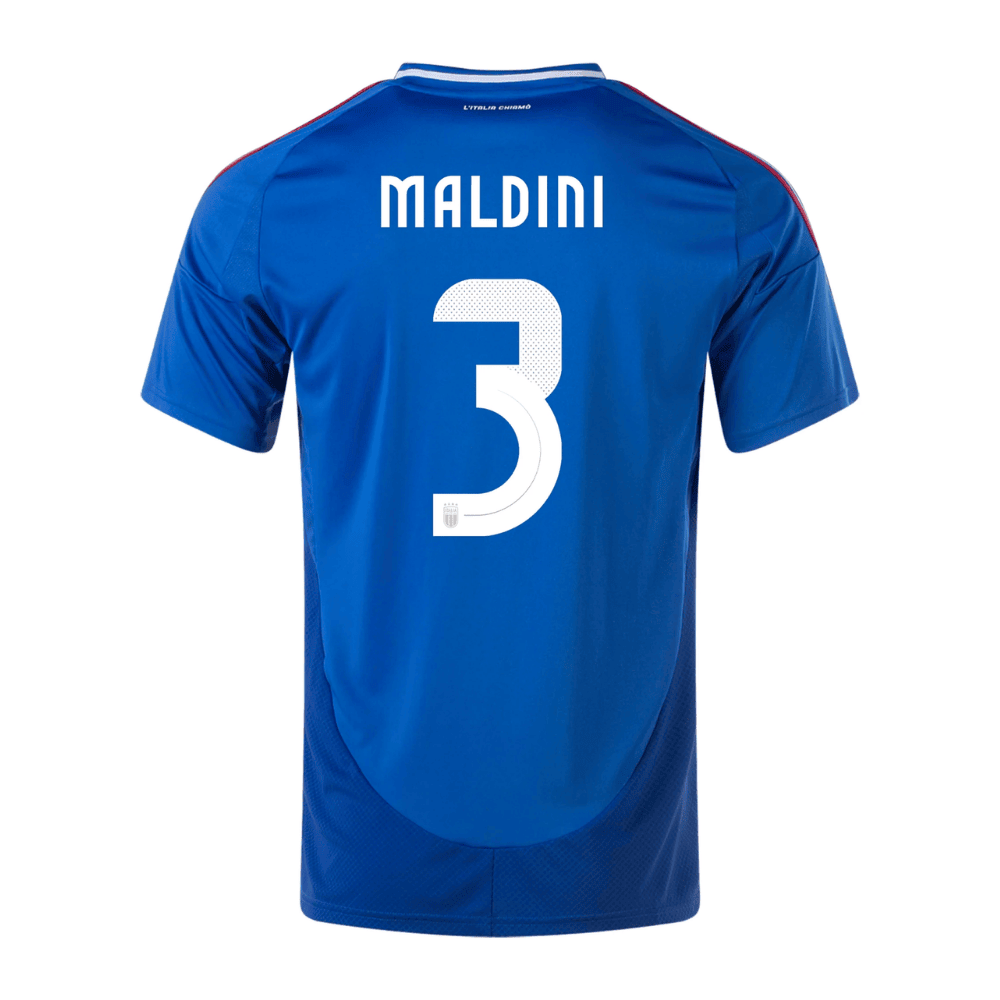 Paolo Maldini 3 Italy National Team 2024 Home Legend Player Men Jersey - Blue