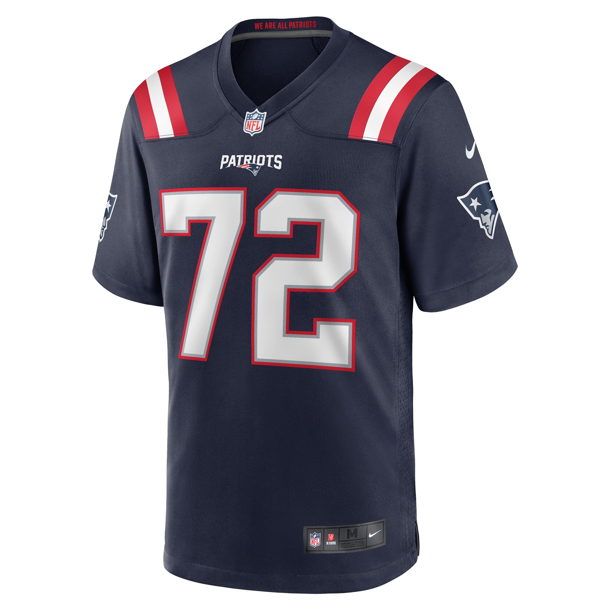 Tyrone Wheatley New England Patriots  Team Game Jersey -  Navy