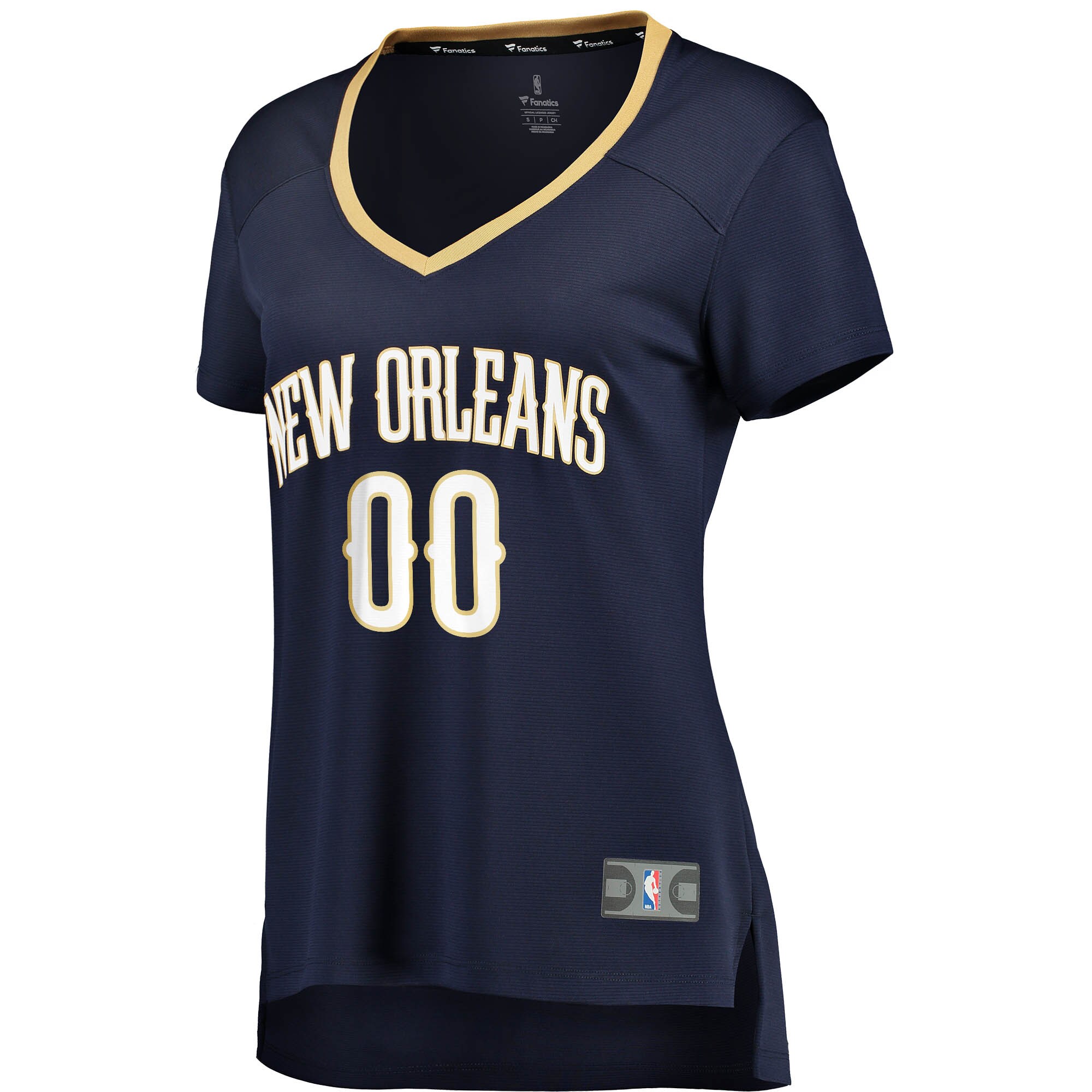 New Orleans Pelicans Fanatics Women's Fast Break Custom Jersey Navy - Icon Edition