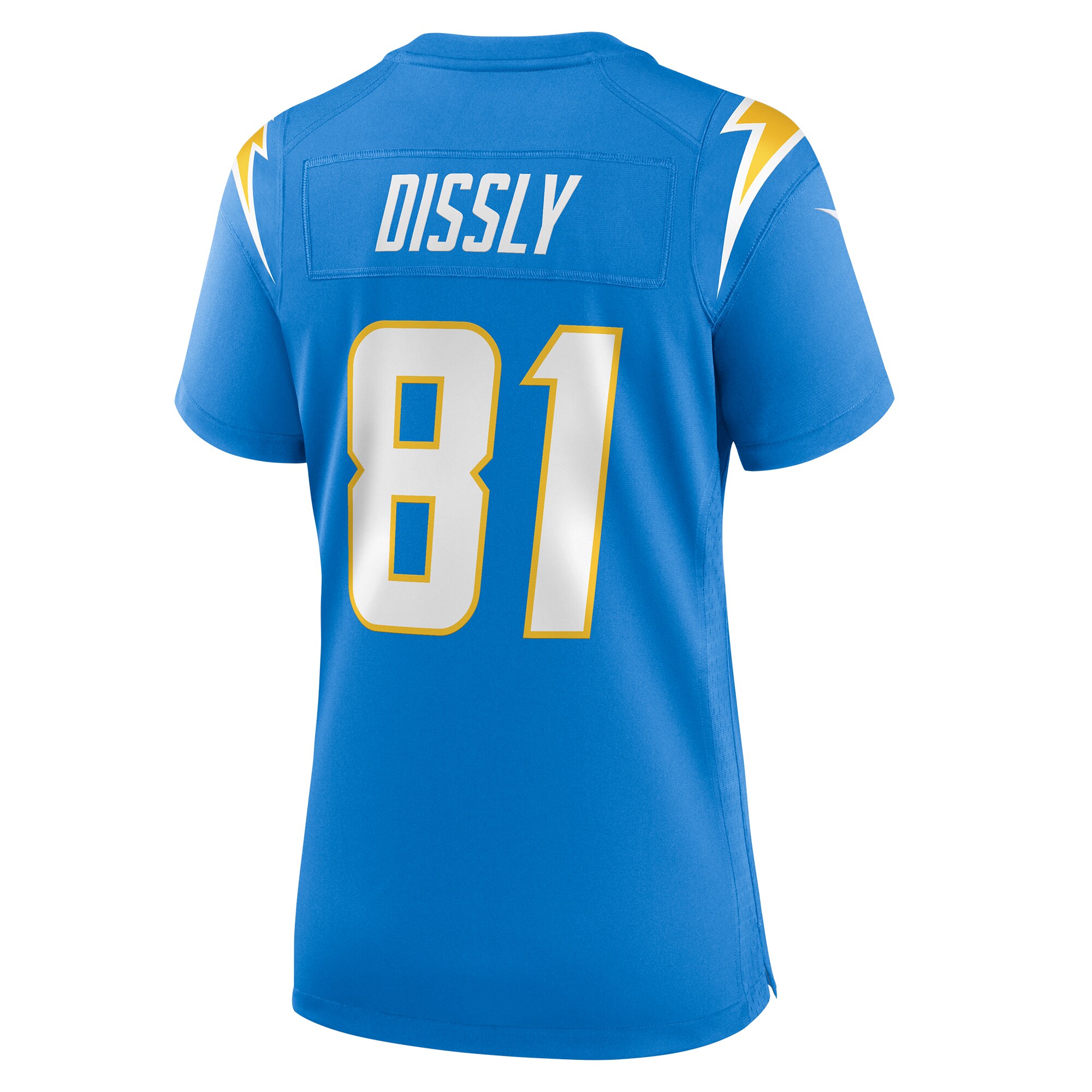 Will Dissly Los Angeles Chargers  Women's  Game Jersey -  Powder Blue