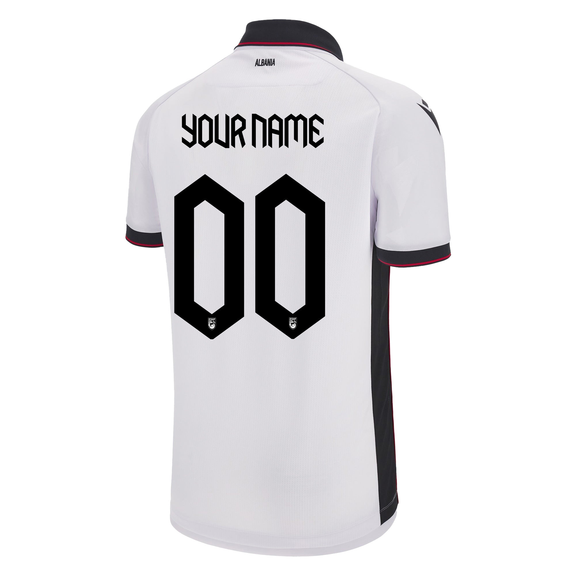Albania National Team 2024/25 Custom Away Men Jersey - White