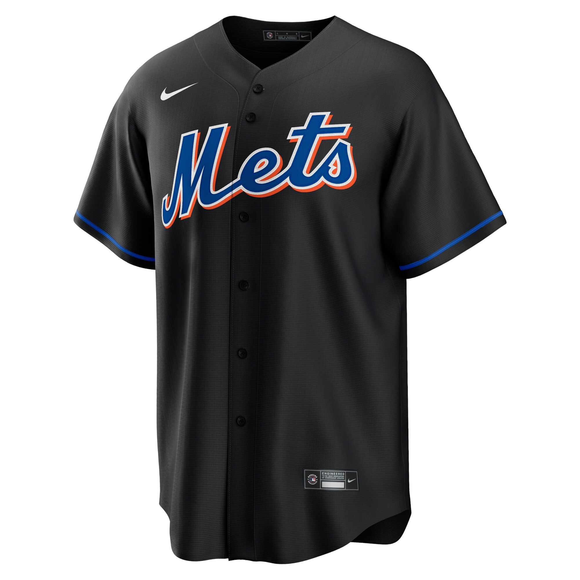 Jacob deGrom New York Mets  2022 Alternate Replica Player Jersey - Black
