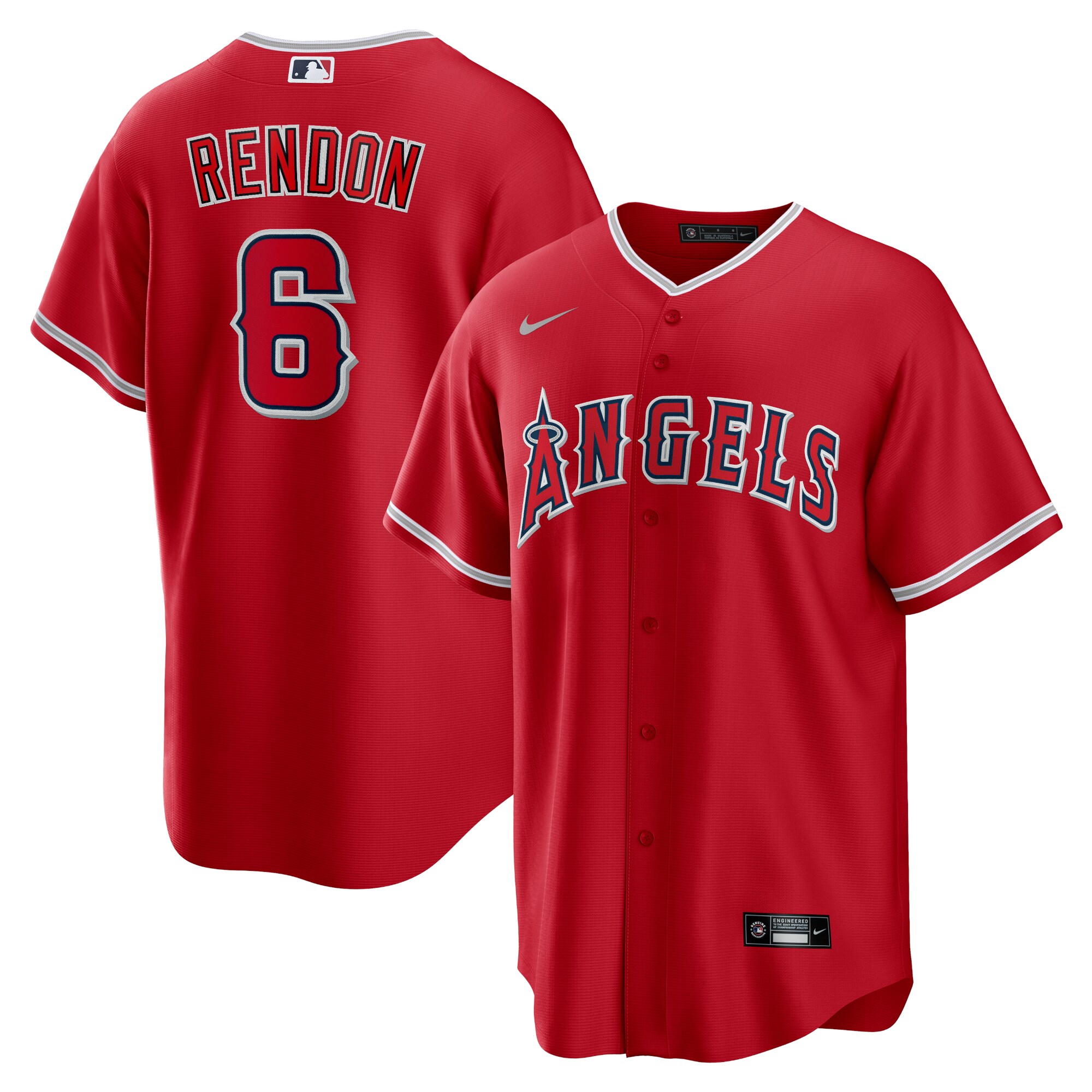 Anthony Rendon Los Angeles Angels  Alternate Replica Player Name Jersey - Red