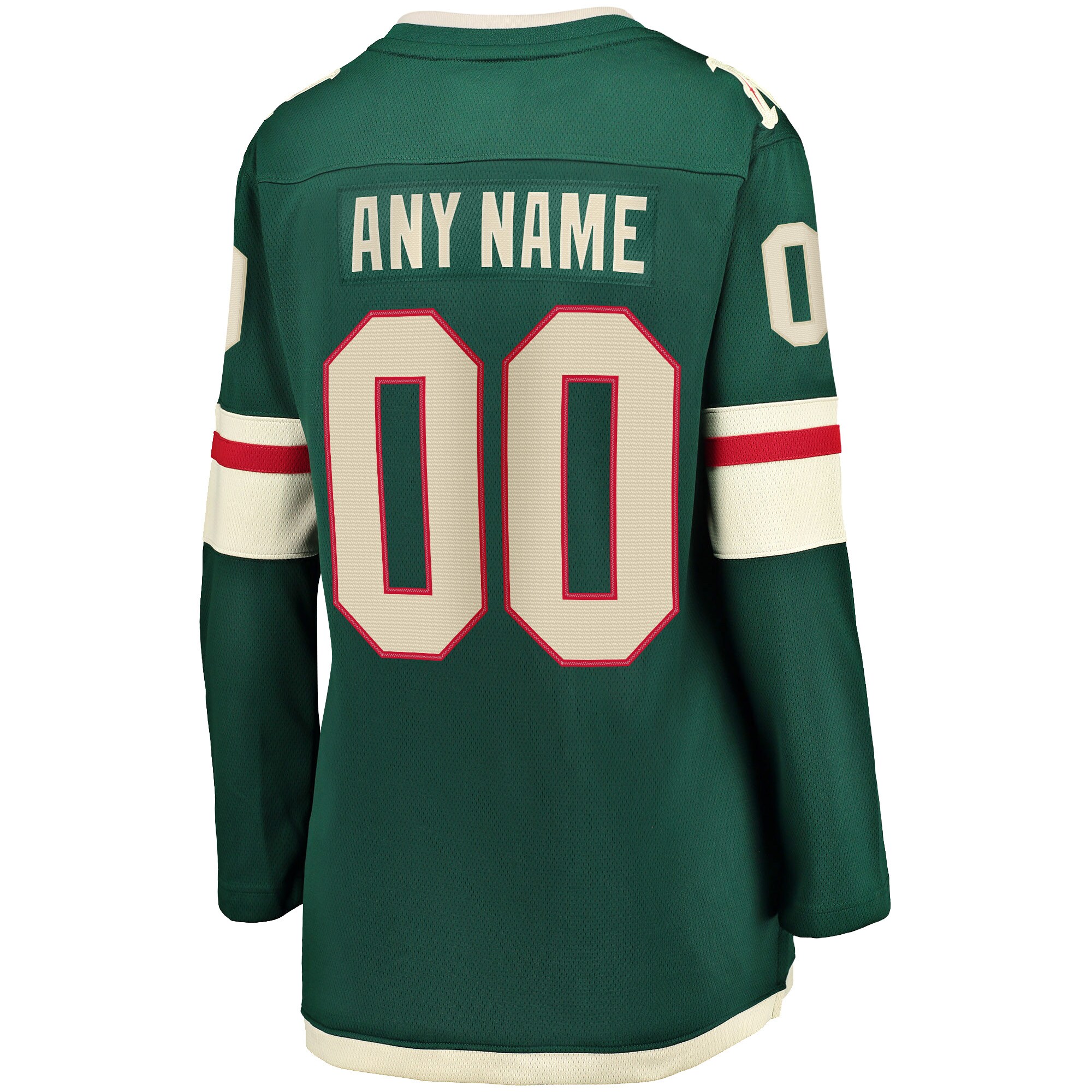 Minnesota Wild Fanatics Women's Home Breakaway Custom Jersey - Green