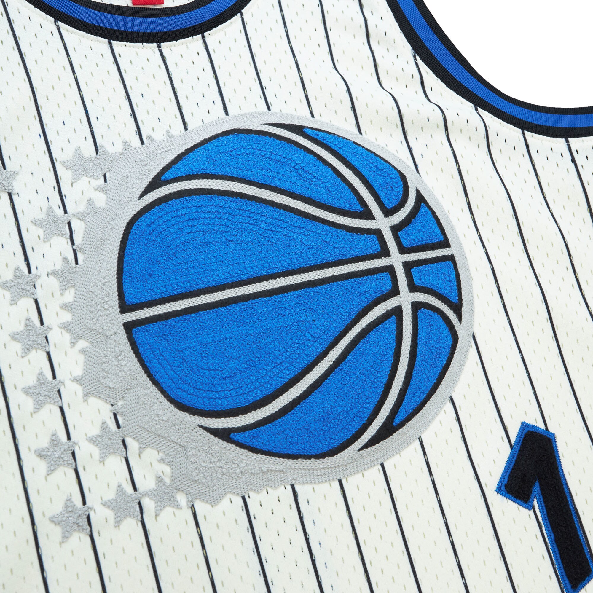 Penny Hardaway Orlando Magic Mitchell & Ness Chainstitch Swingman Jersey - Cream