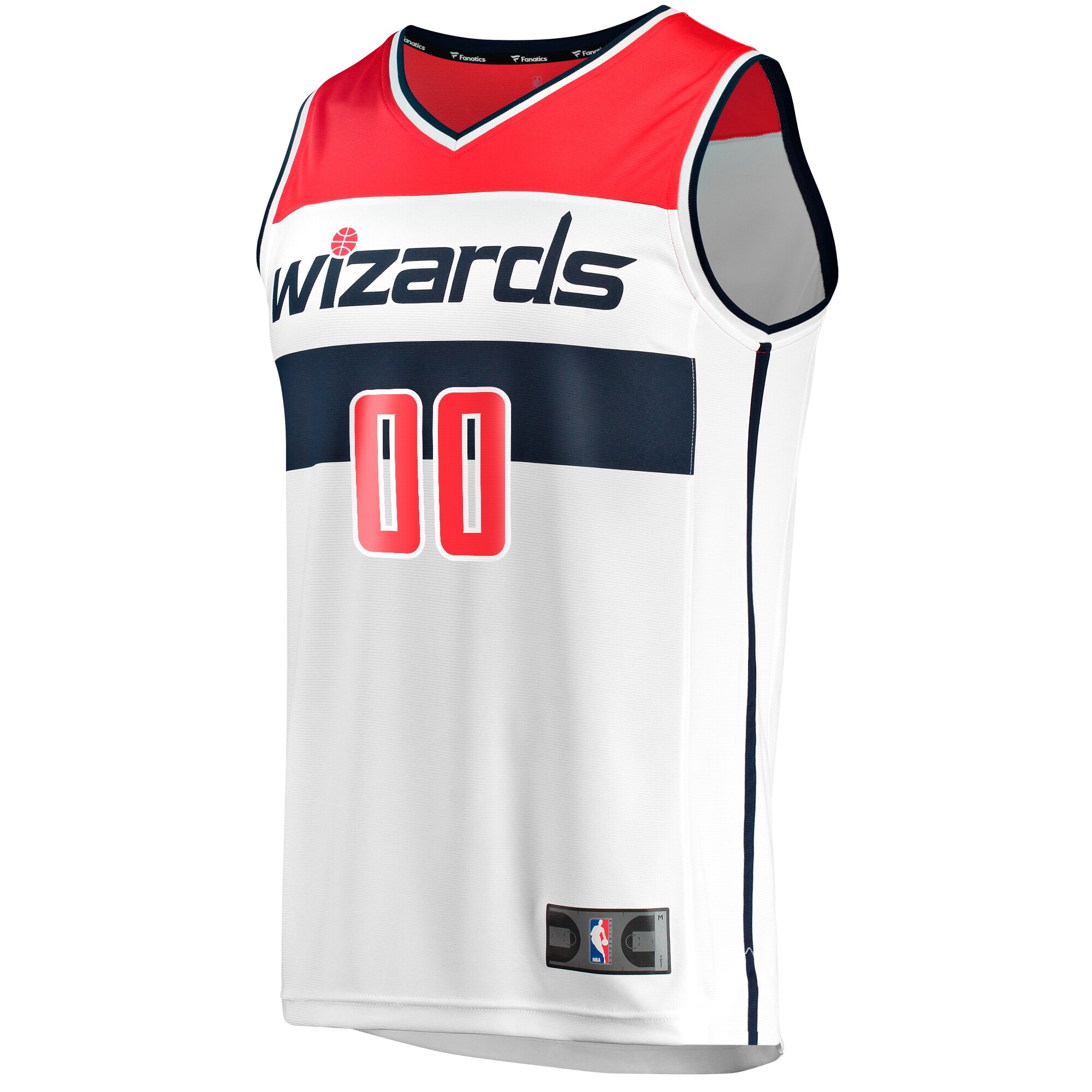 Washington Wizards Fanatics Fast Break Custom Replica Jersey - Association Edition - White