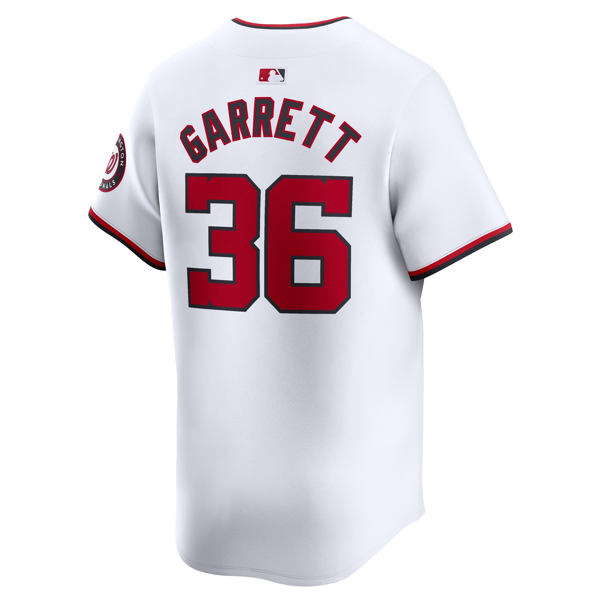 Stone Garrett Washington Nationals  Home Limited Player Jersey - White
