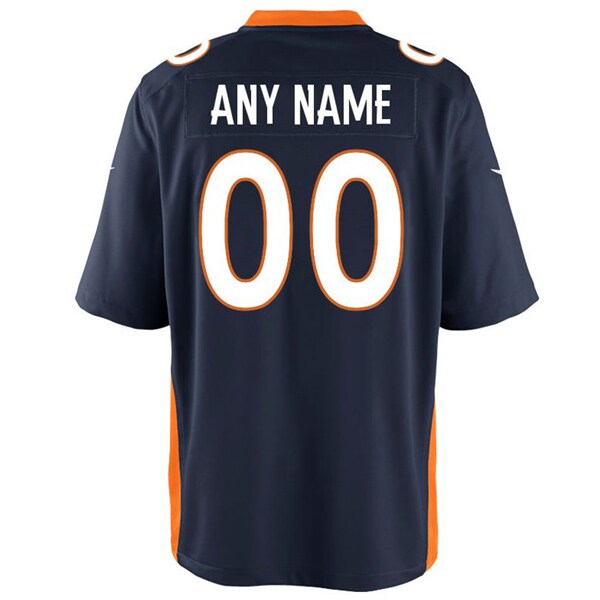 Denver Broncos  Youth Game Custom Jersey - Navy