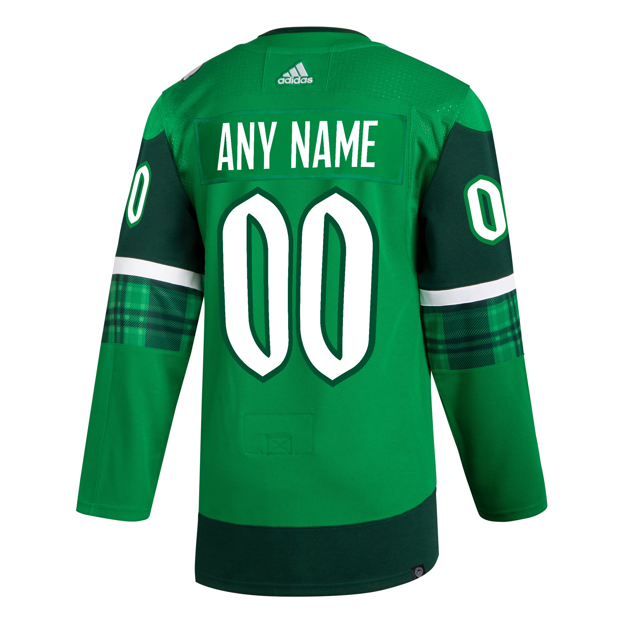 Montreal Canadiens adidas St. Patrick's Day Authentic Custom Jersey - Kelly Green