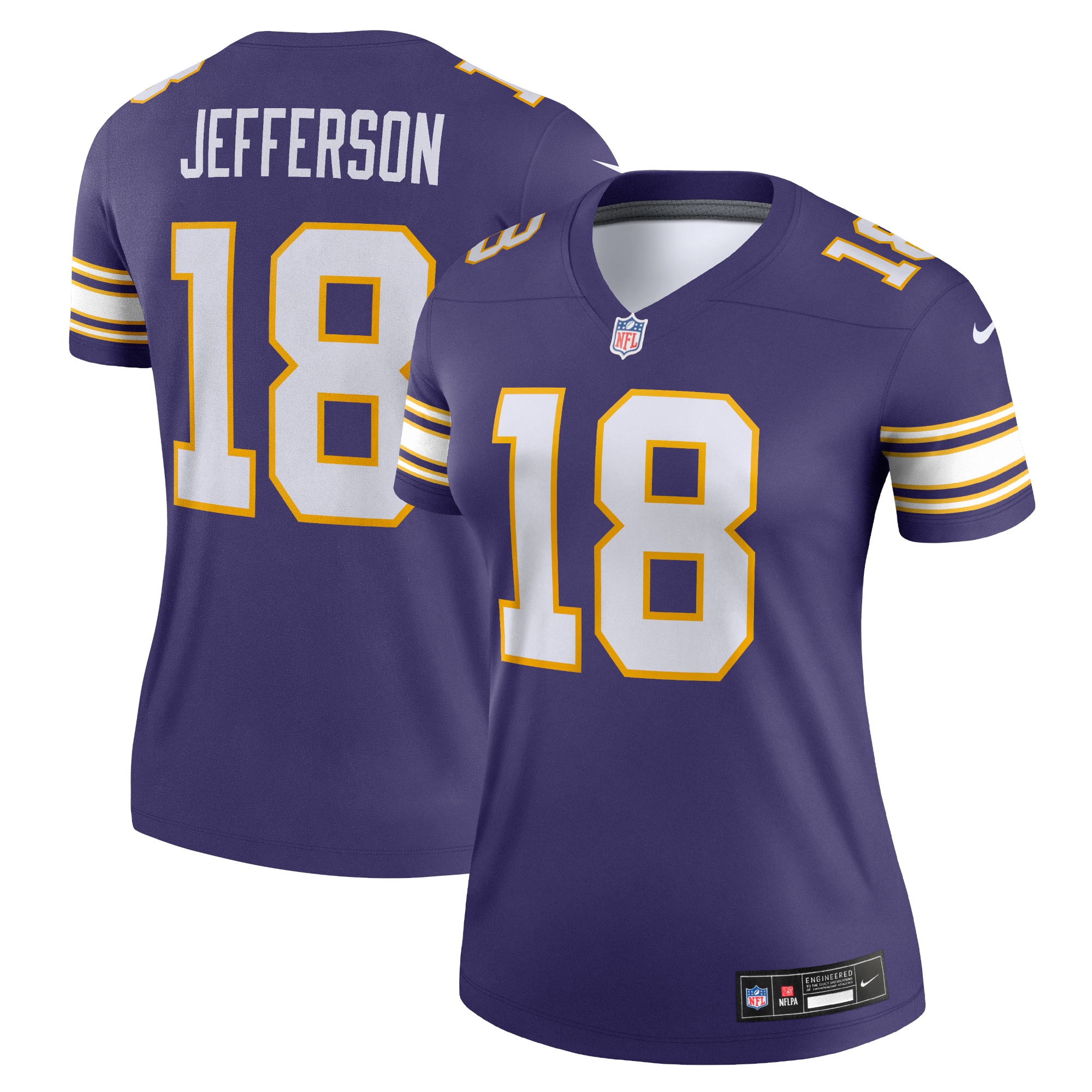 Justin Jefferson Minnesota Vikings  Women's Alternate Legend Jersey - Purple