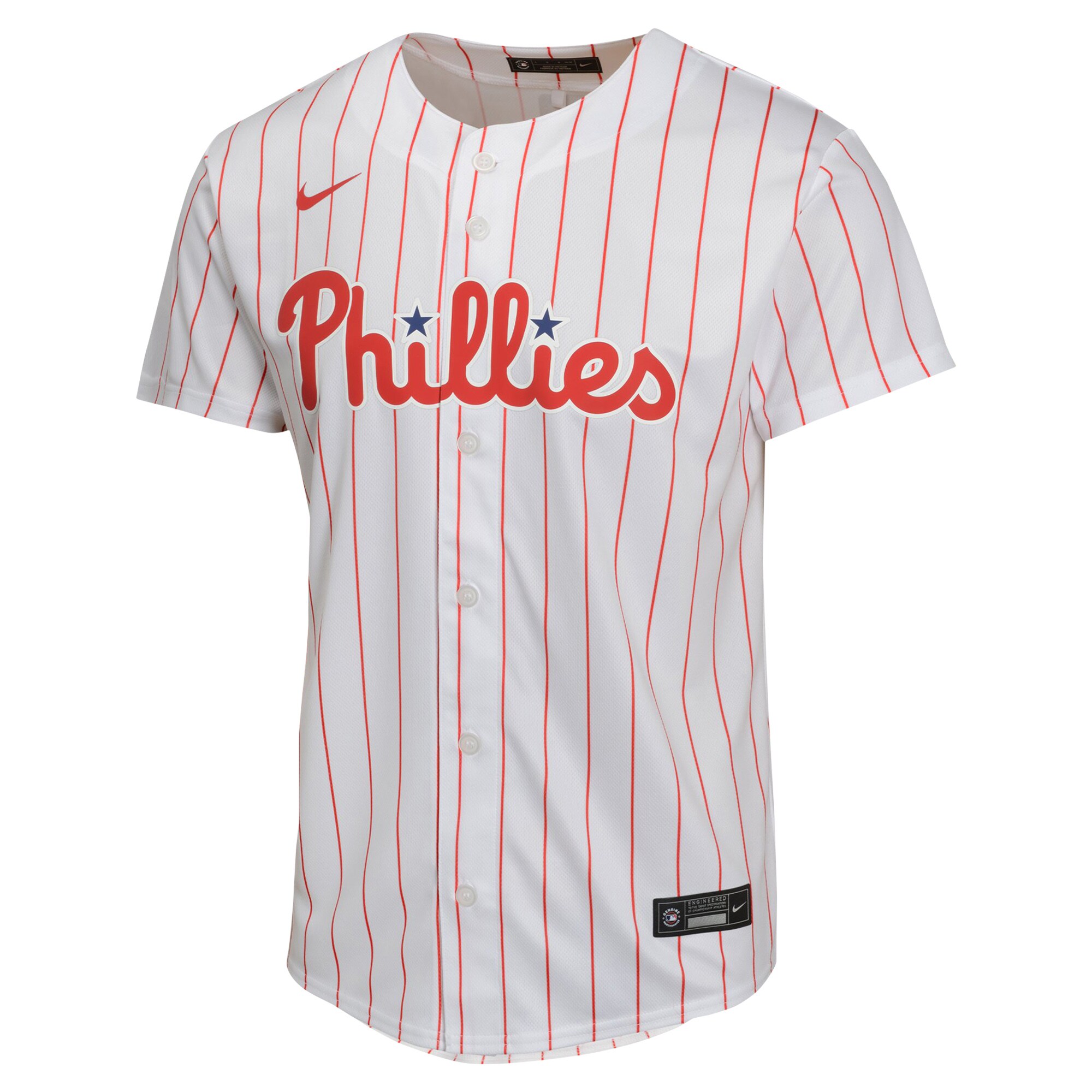 J.T. Realmuto Philadelphia Phillies  Youth Home Game Player Jersey - White