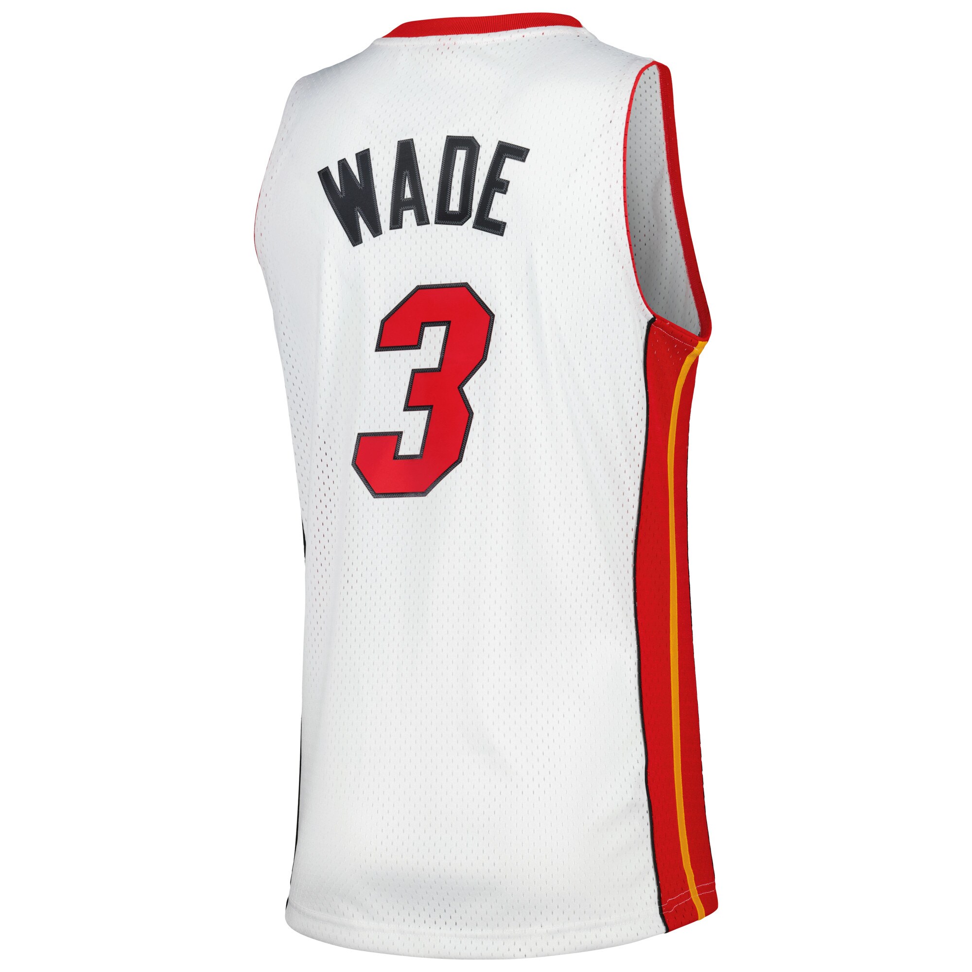 Dwyane Wade Miami Heat Mitchell & Ness 2001\/02 Hardwood Classics Swingman Jersey - White