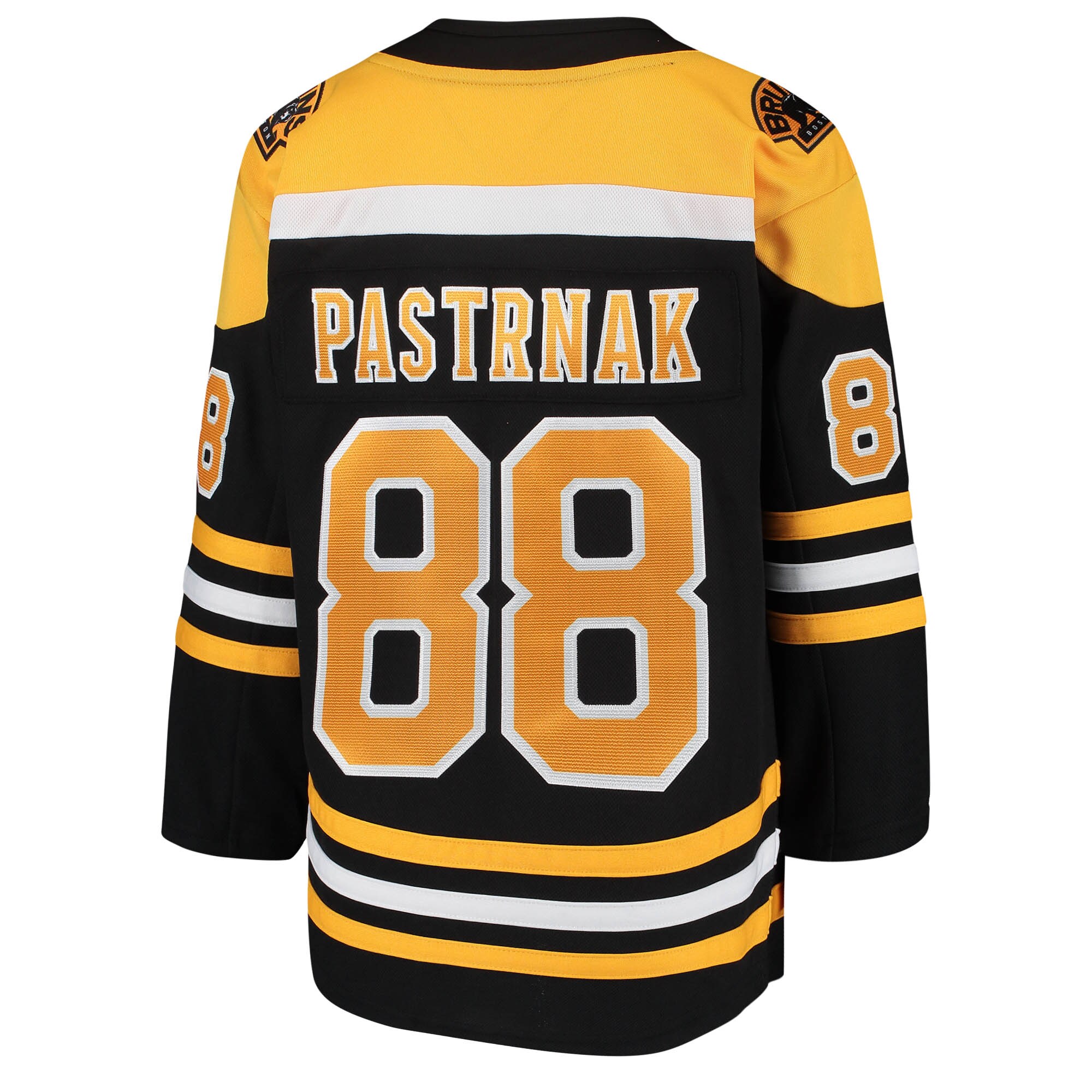 David Pastrnak Boston Bruins Youth Home Premier Player Jersey - Black