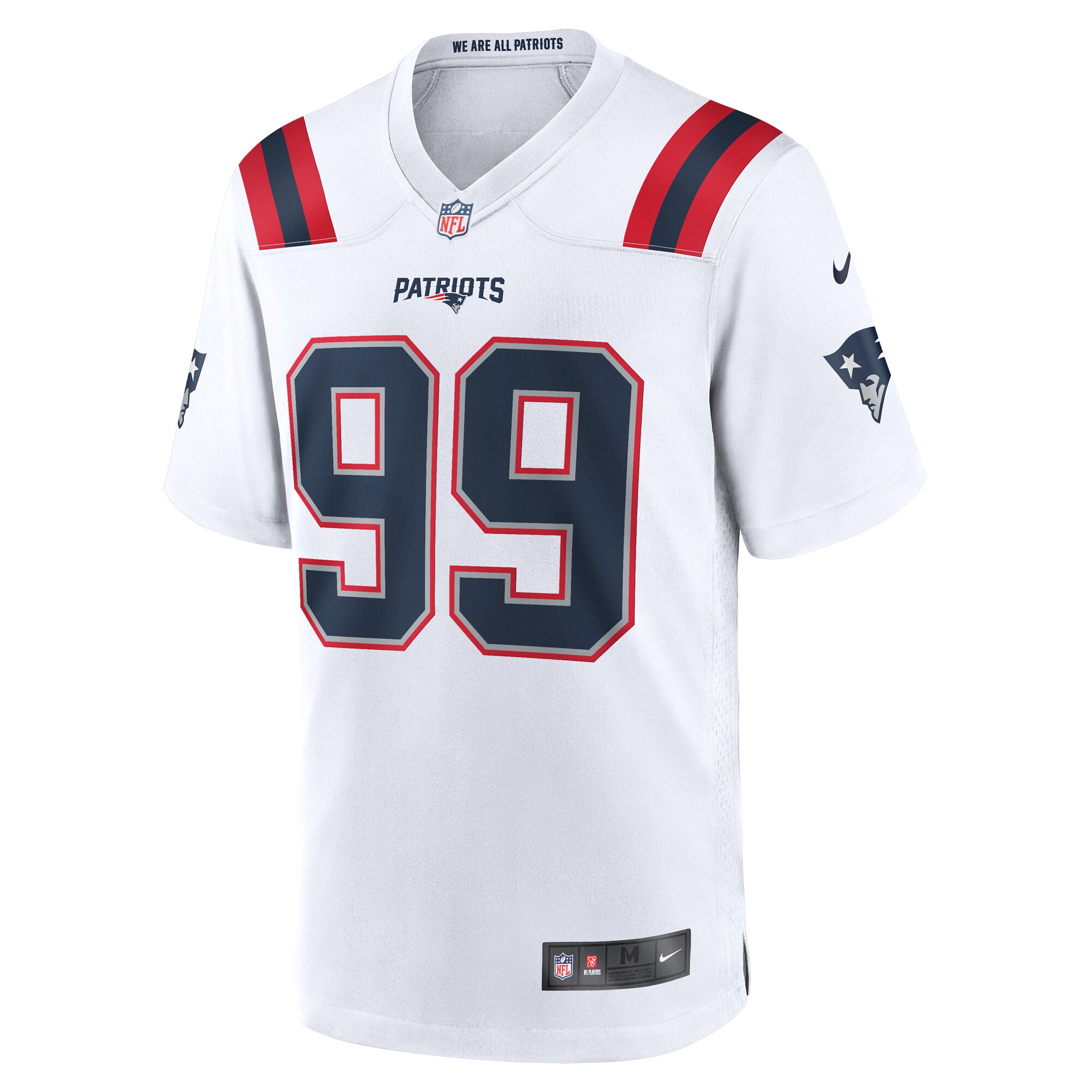 Keion White New England Patriots Nike Game Jersey - White