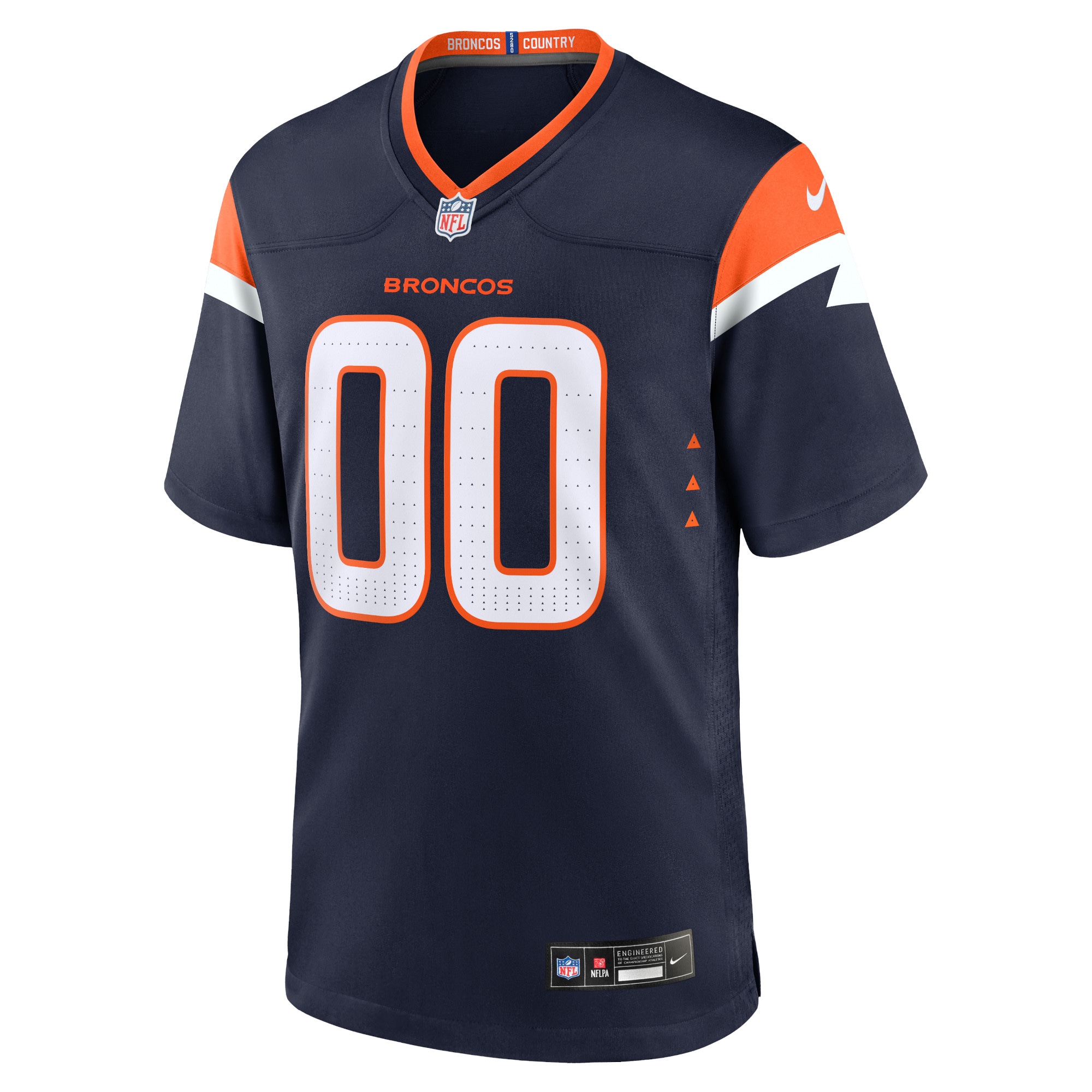 Denver Broncos  Alternate Custom Game Jersey - Navy
