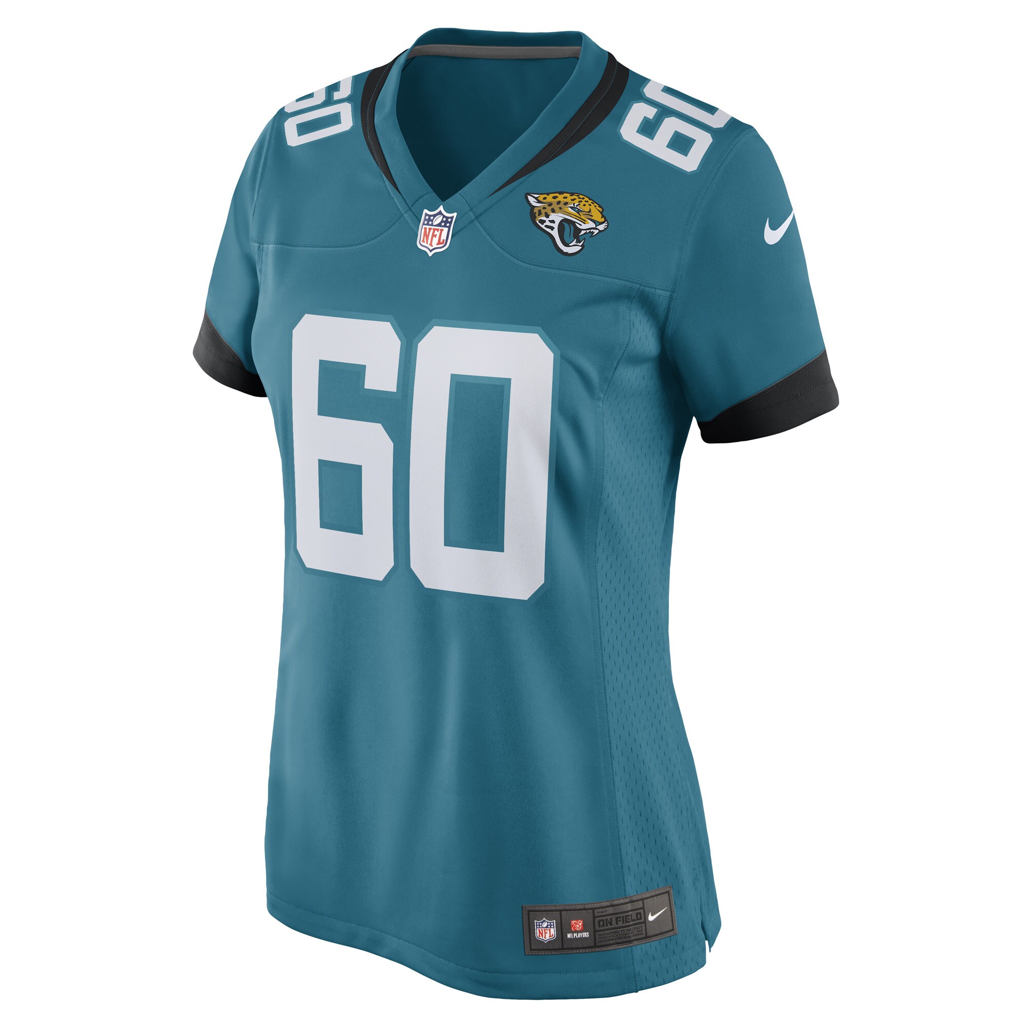 Darryl Williams Jacksonville Jaguars  Women's Game Player Jersey - Teal
