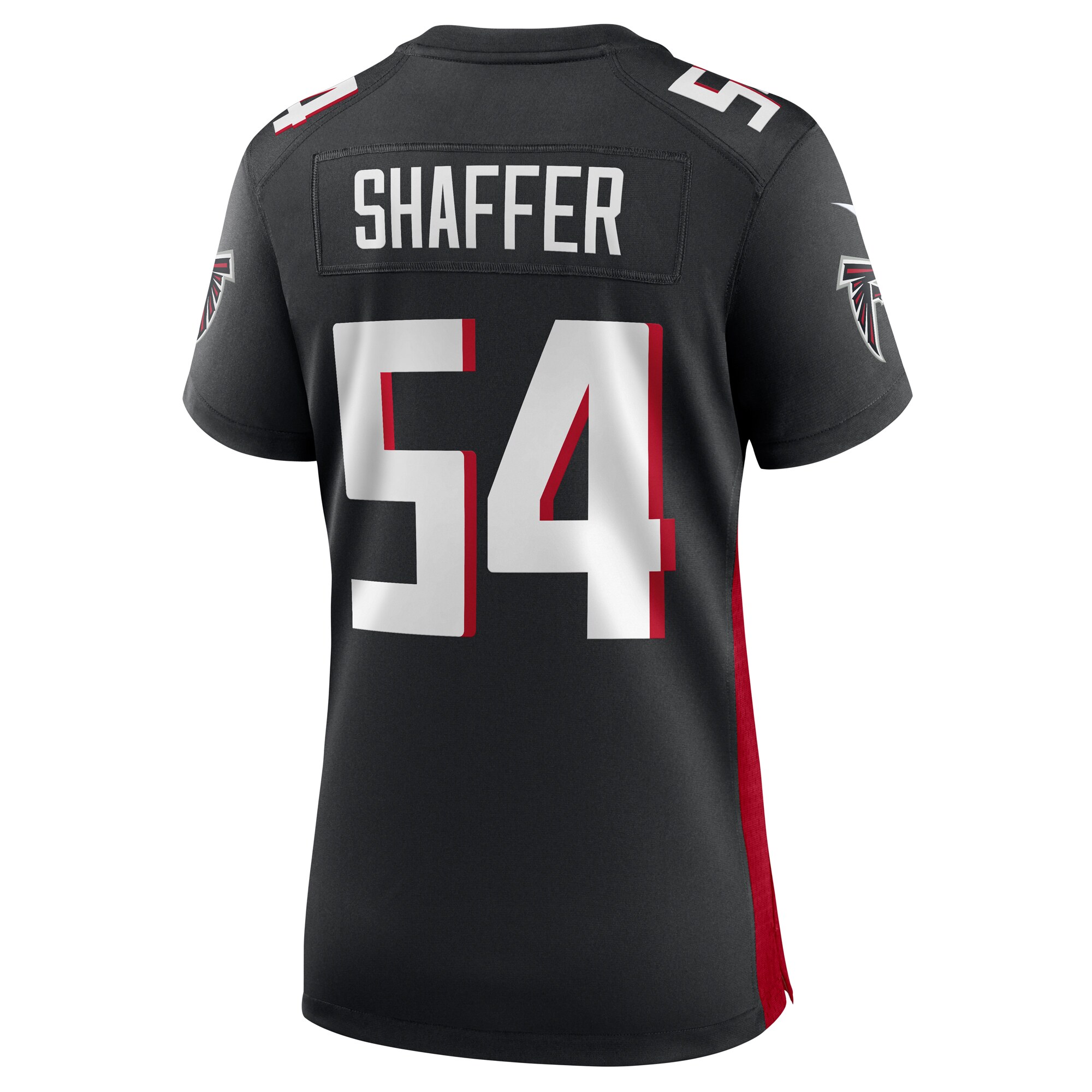 Justin Shaffer Atlanta Falcons  Women's  Game Jersey -  Black