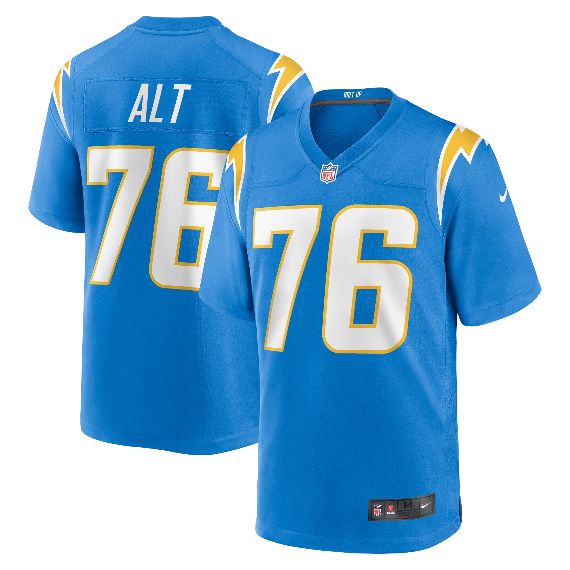Joe Alt Los Angeles Chargers  2024 NFL Draft First Round Pick Player Game Jersey - Powder Blue