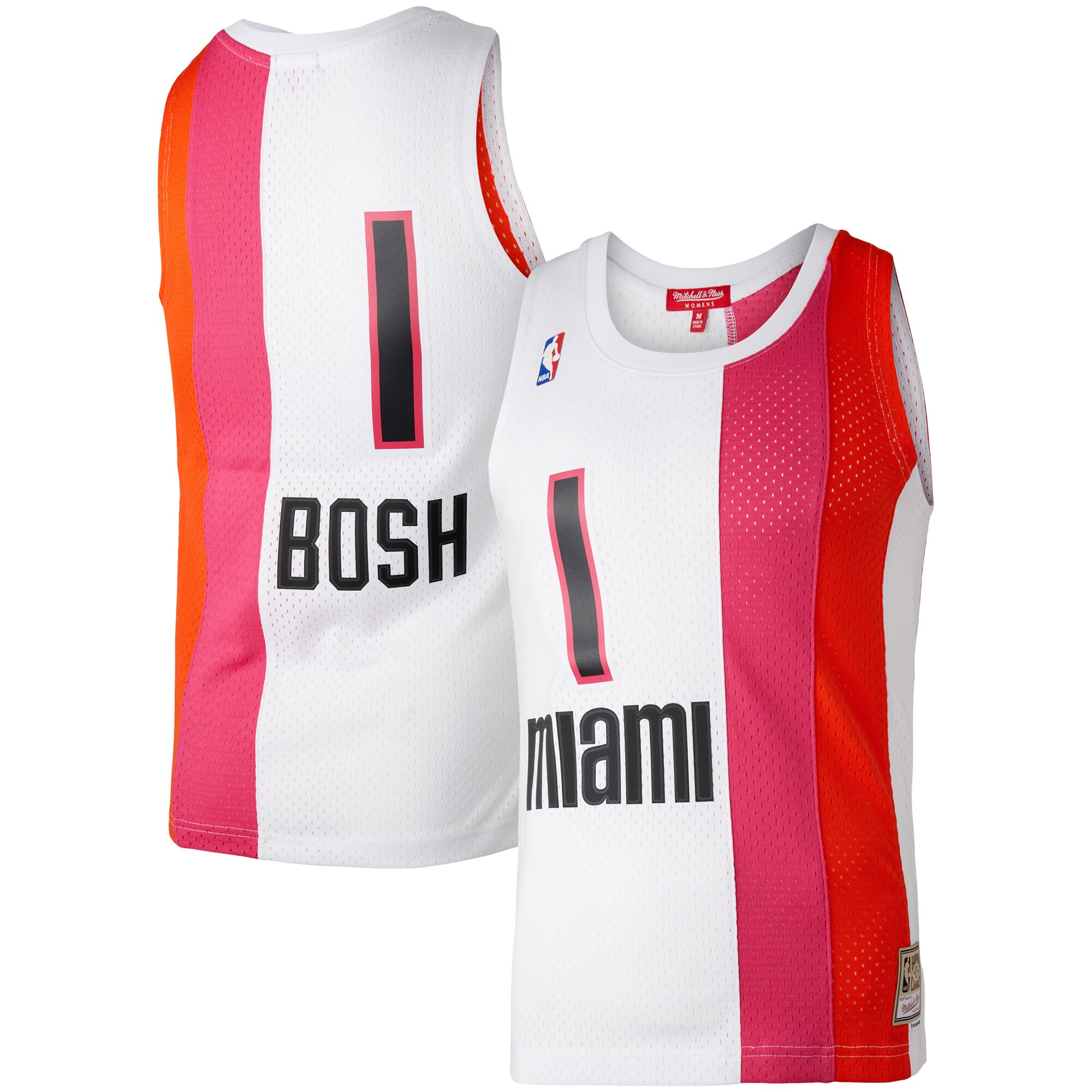 Chris Bosh Miami Heat Mitchell & Ness Women's Hardwood Classics 2011\/12 Swingman Jersey - White
