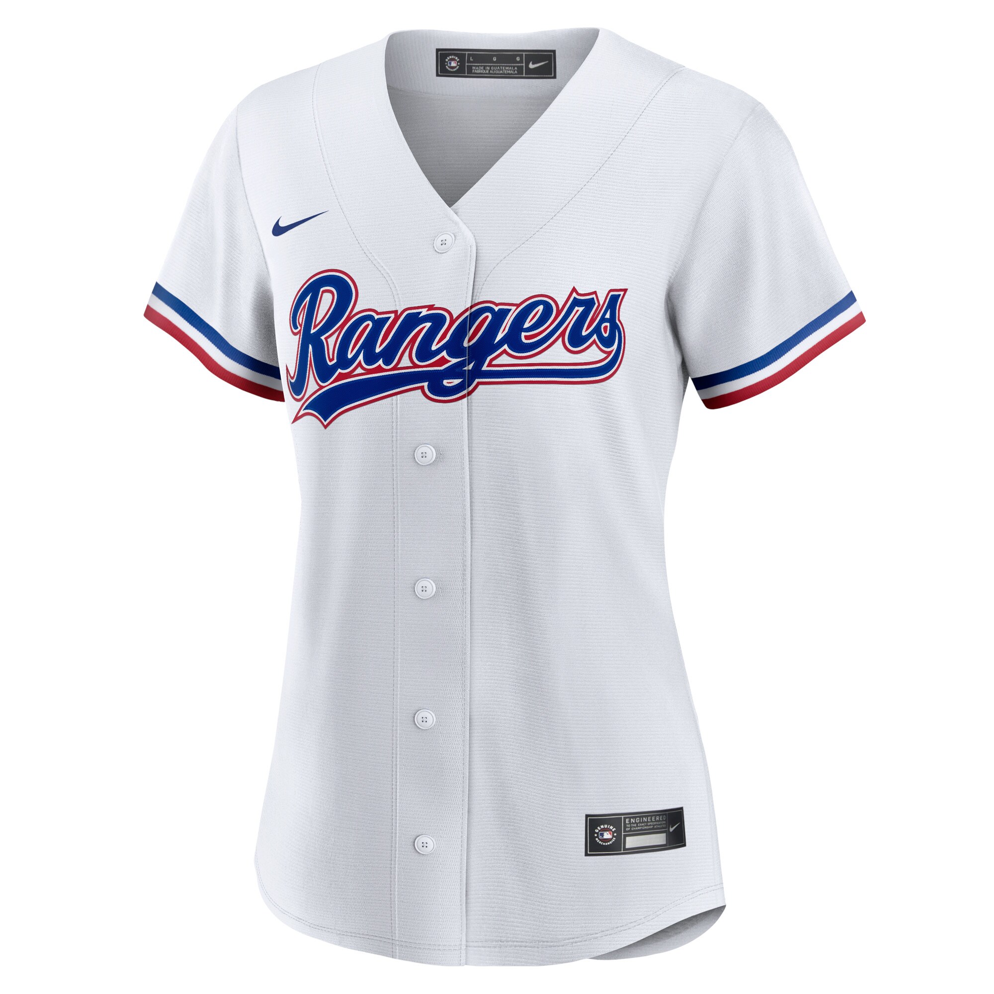 Texas Rangers  Women's Home Replica Team Jersey - White