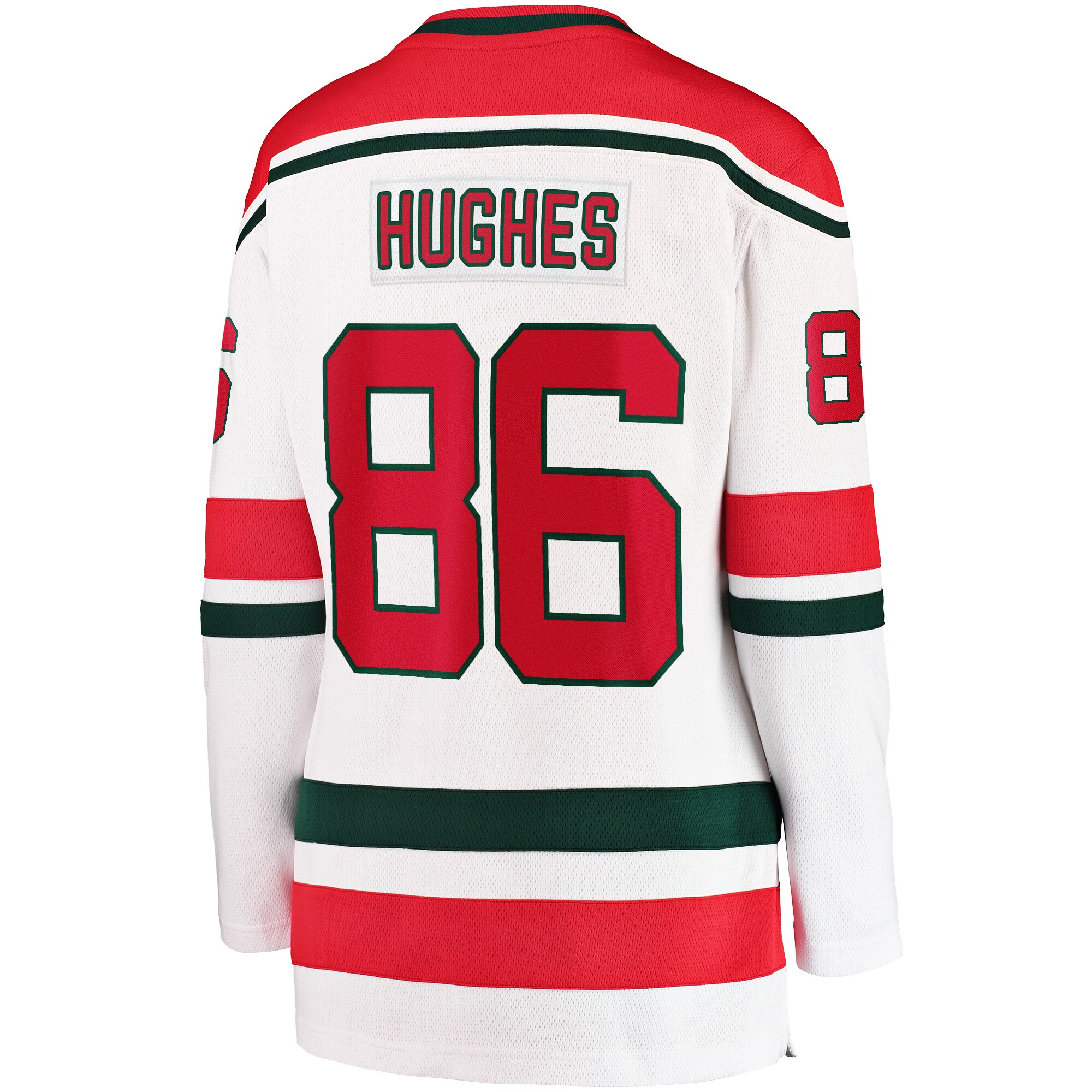 Jack Hughes New Jersey Devils Fanatics Women's 2022\/23 Heritage Premier Breakaway Jersey - White