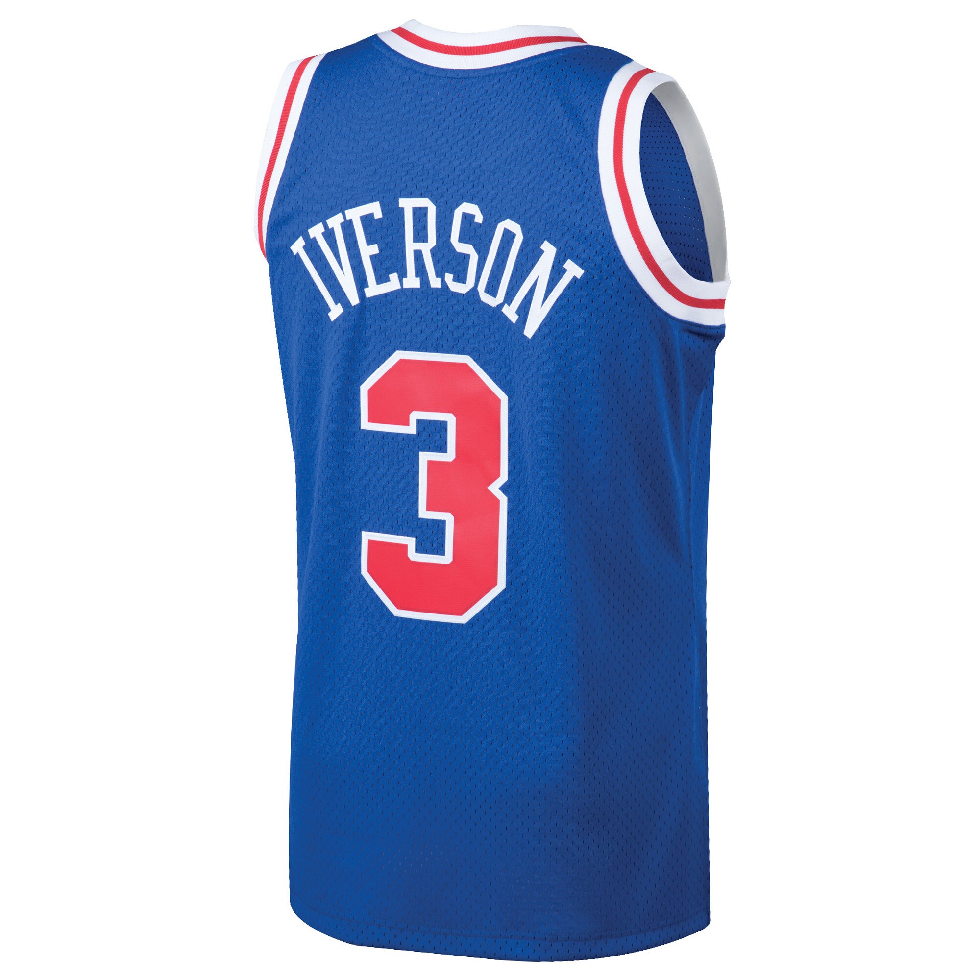 Allen Iverson Philadelphia 76ers Mitchell & Ness 1996\/97 Hardwood Classics Throwback Swingman Jersey - Royal