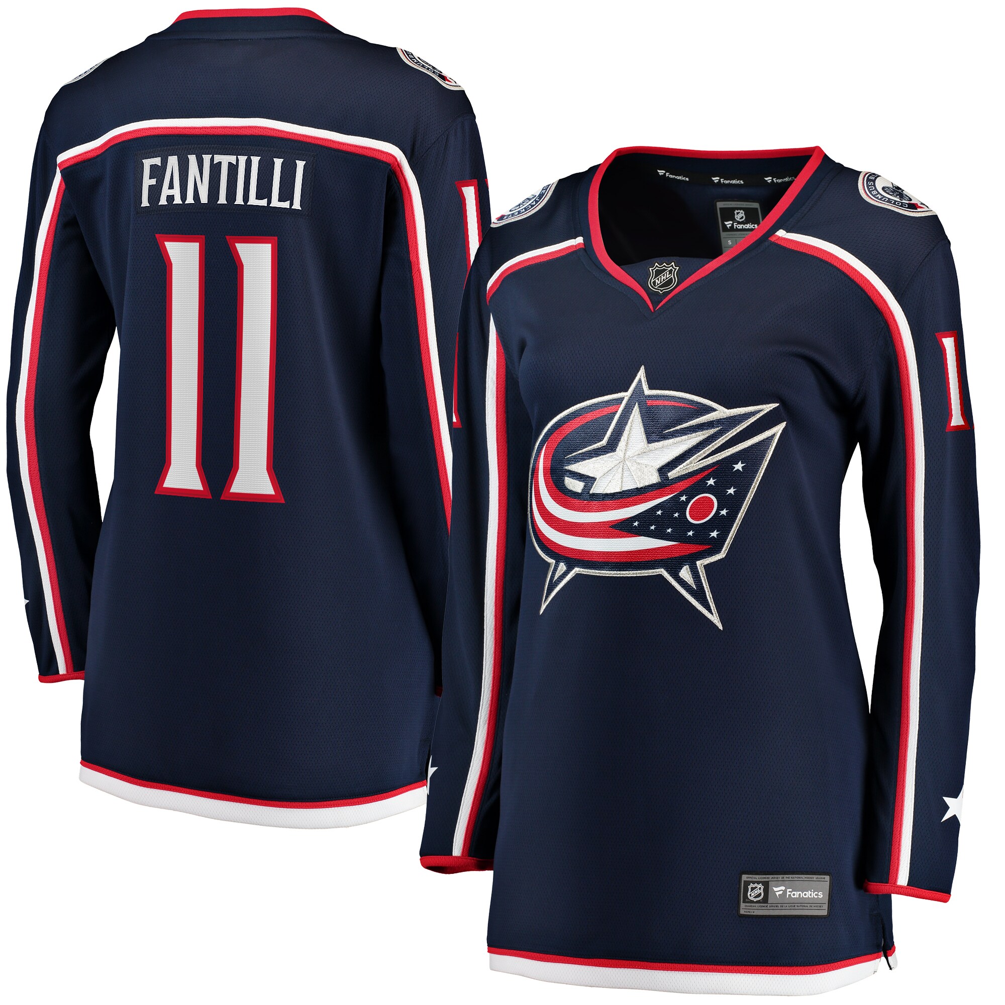 Adam Fantilli Columbus Blue Jackets Fanatics Women's Home Breakaway Player Jersey - Navy
