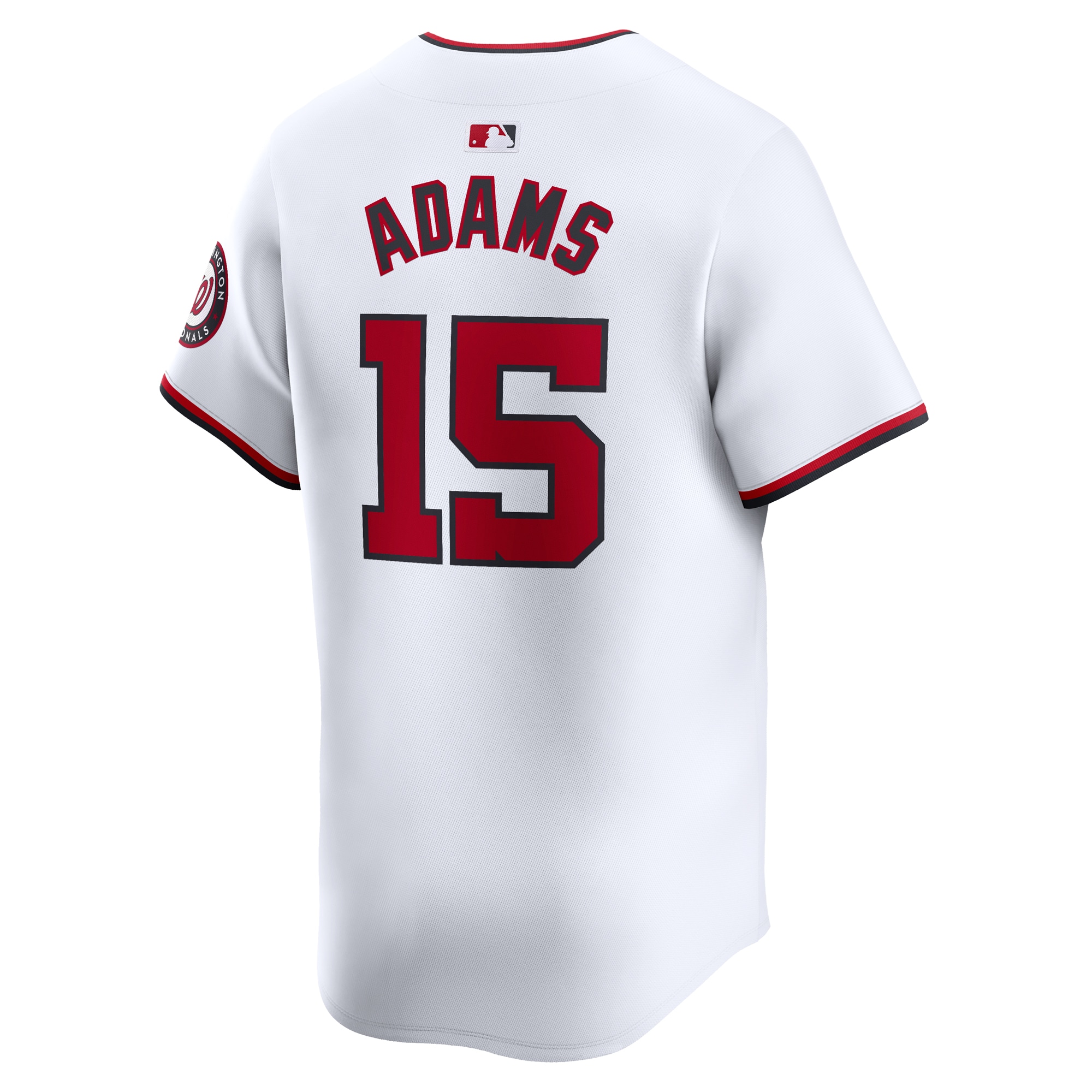 Riley Adams Washington Nationals  Home Limited Player Jersey - White