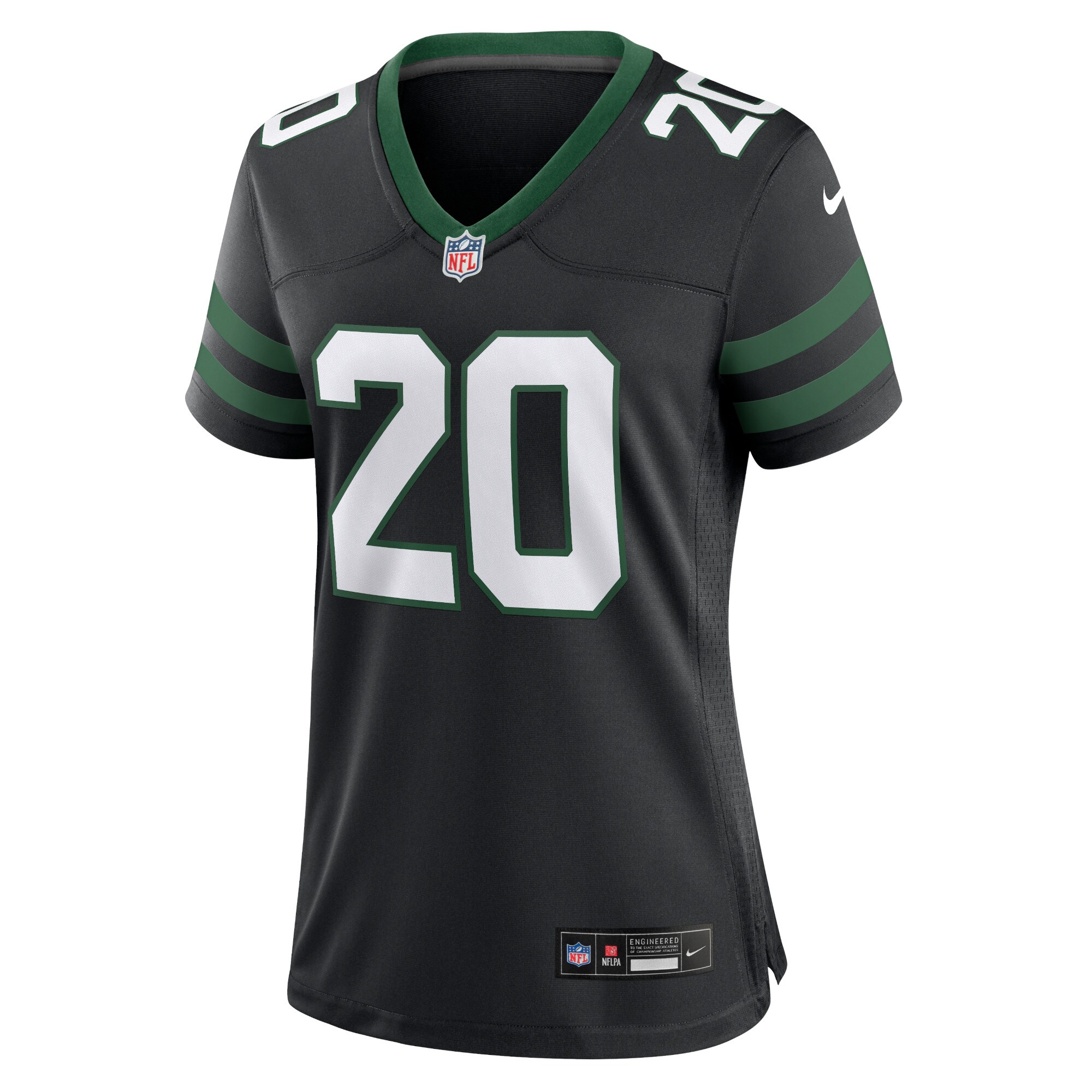 Breece Hall New York Jets  Women's Alternate Game Jersey - Legacy Black