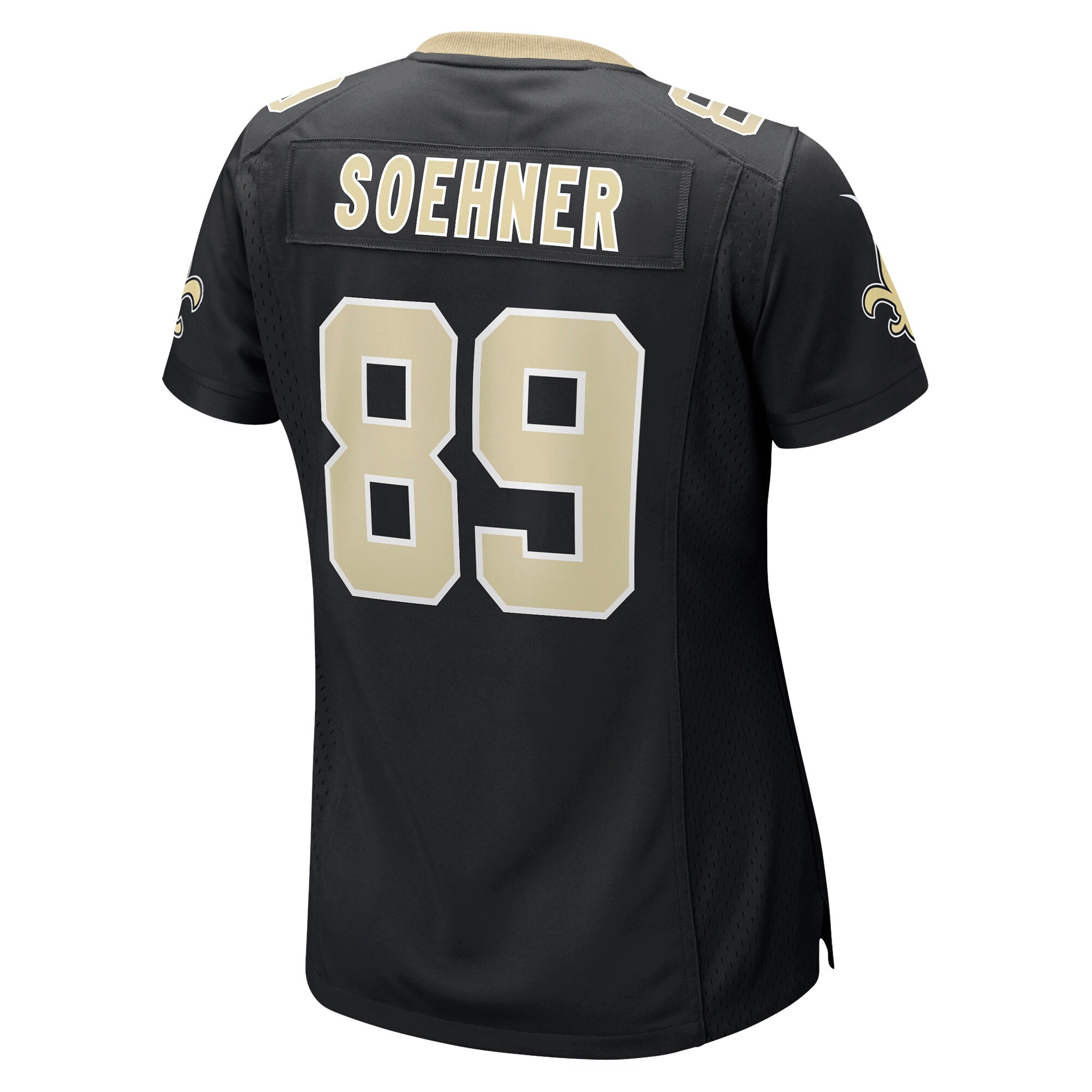 Dylan Soehner New Orleans Saints  Women's Game Jersey - Black