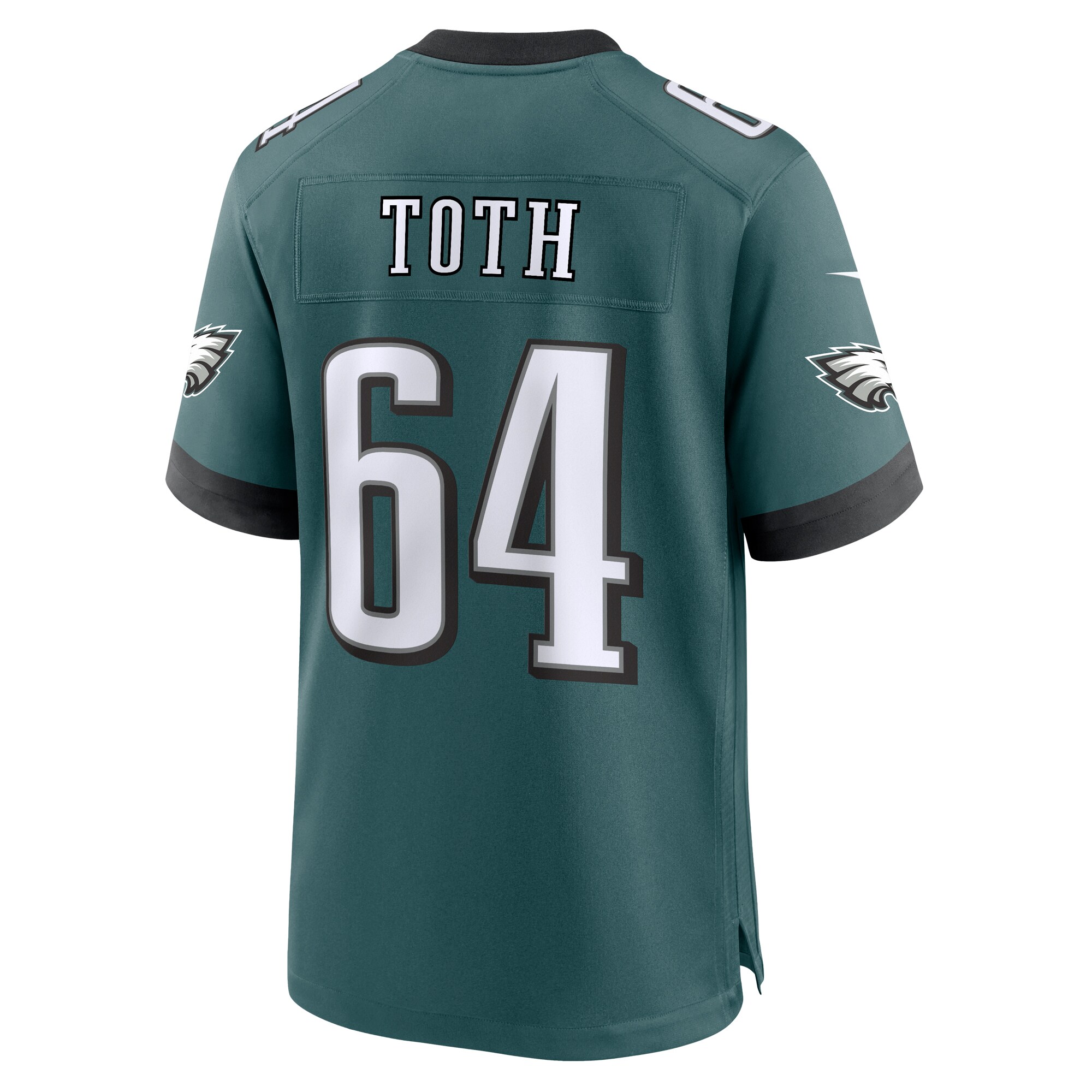 Brett Toth Philadelphia Eagles   Game Jersey - Midnight Green