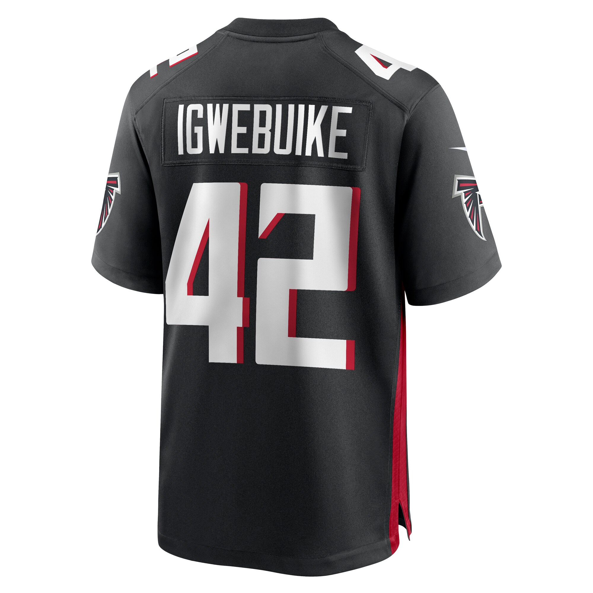 Godwin Igwebuike Atlanta Falcons   Game Jersey -  Black