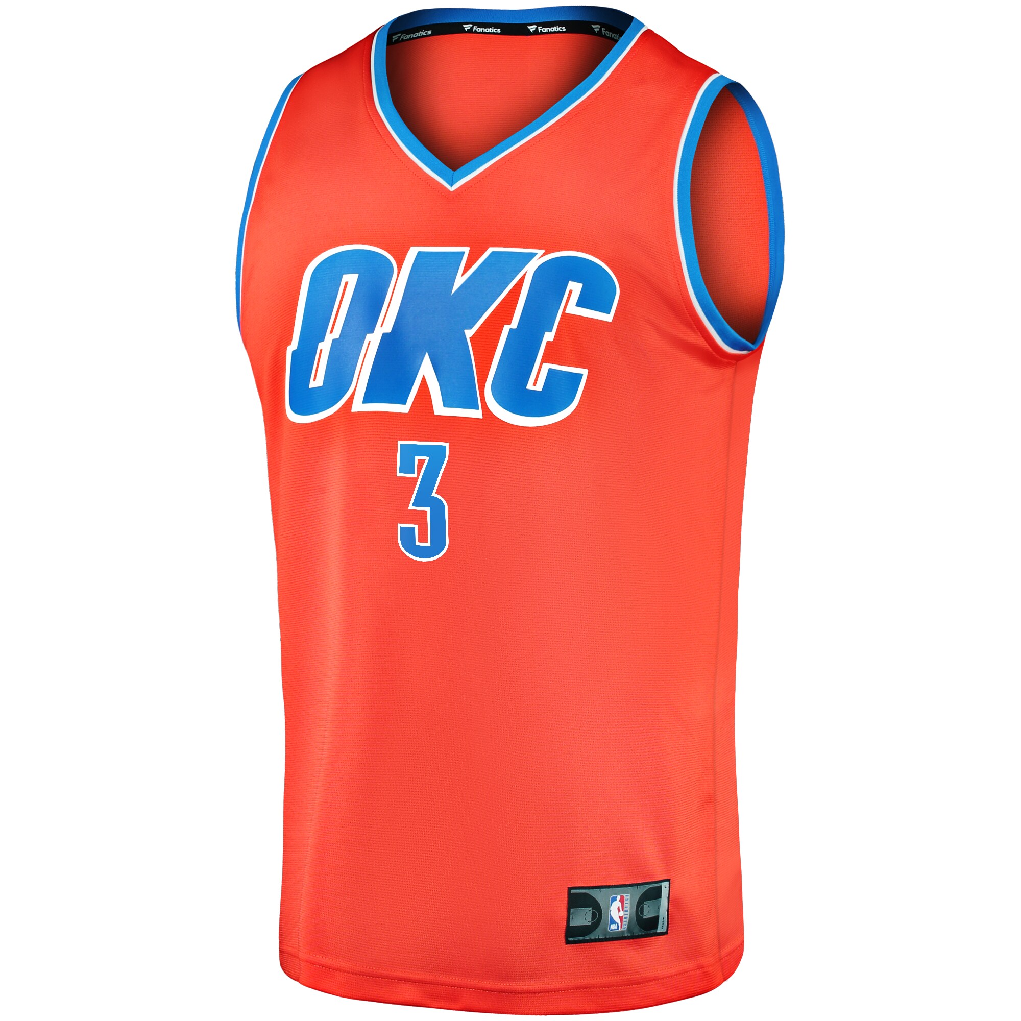 Josh Giddey Oklahoma City Thunder Fanatics Youth Fast Break Replica Player Jersey - Statement Edition - Orange