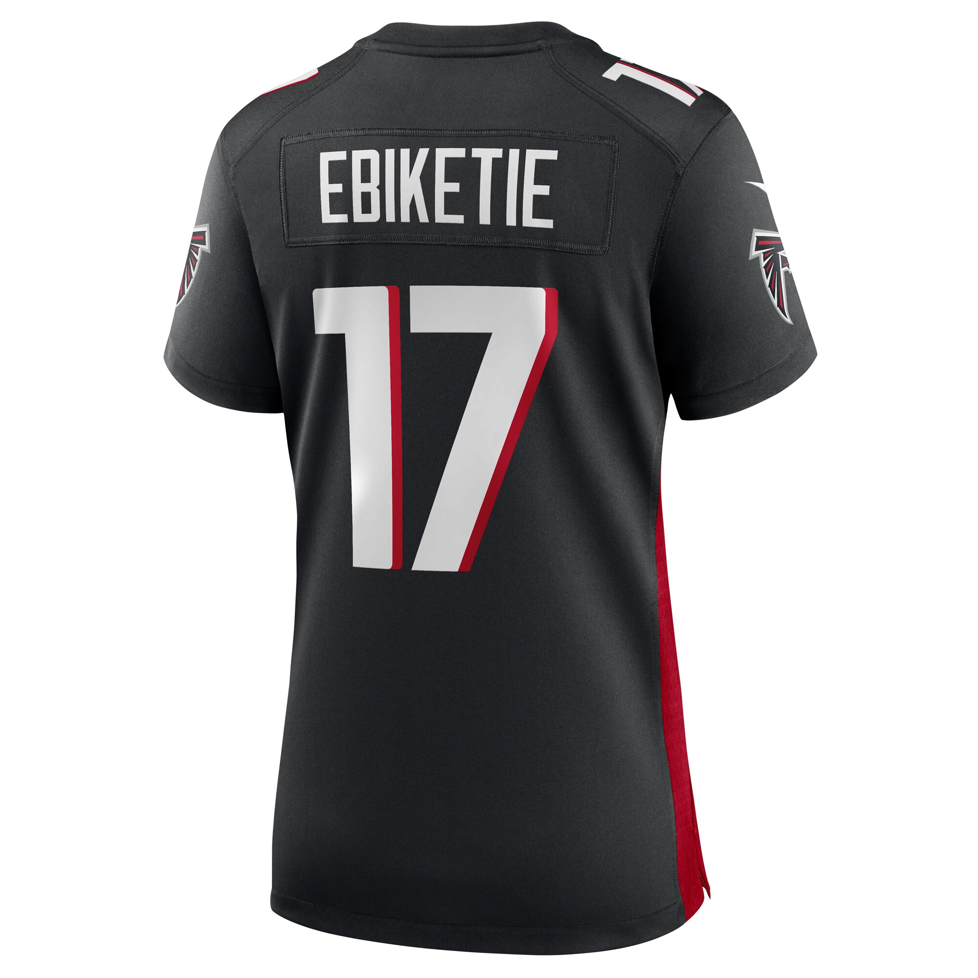 Arnold Ebiketie Atlanta Falcons  Women's Team Game Jersey -  Black