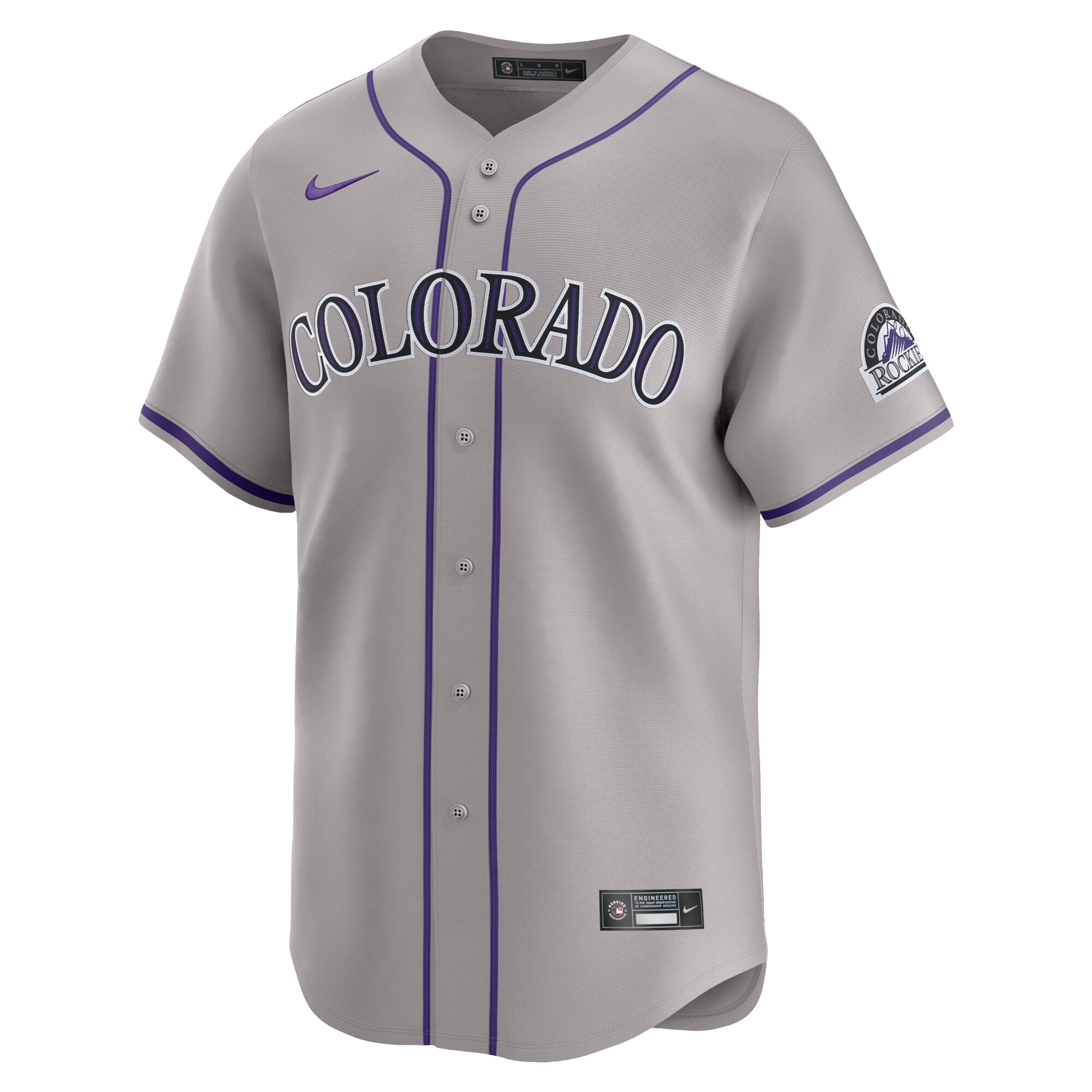 Colorado Rockies  Road Limited Jersey\u00c2\u00a0\u00e2\u20ac\u201c Gray