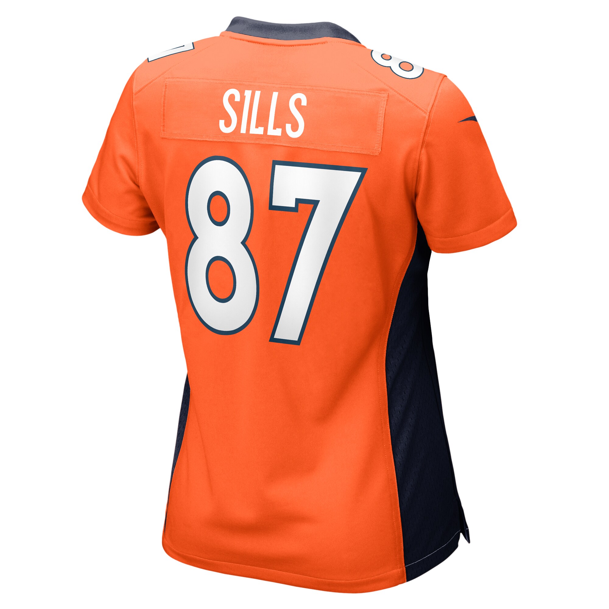 David Sills Denver Broncos  Women's Team Game Jersey -  Orange