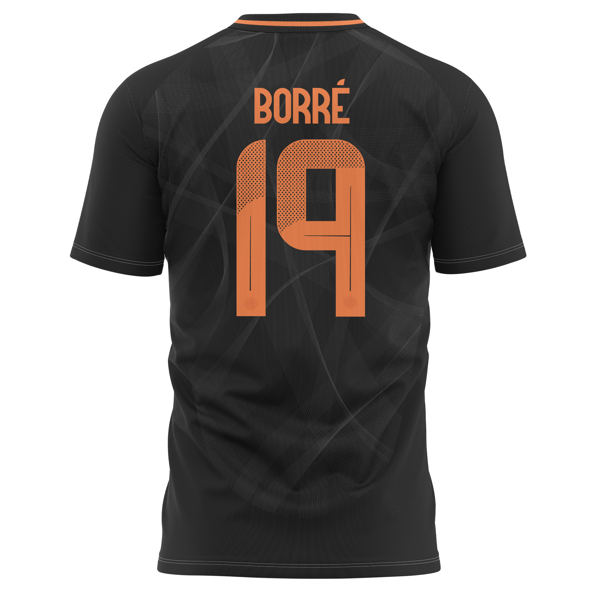 Rafael Borré 19 Colombia National Team 2024 Away Kits AOP T-shirt - Black