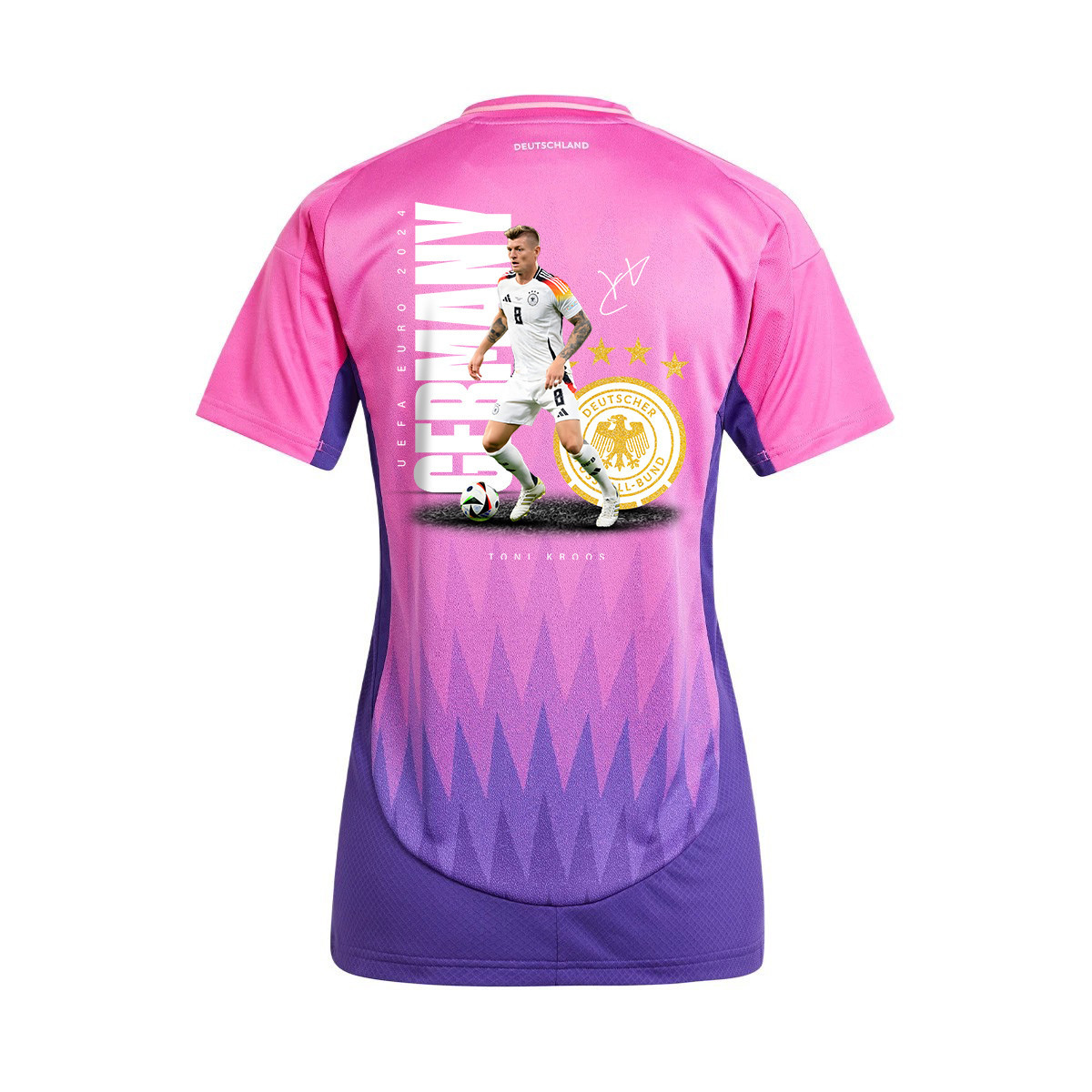 Toni Kroos 8 Signed Game-changer Germany National Team 2024 Away WOMEN Jersey - Purple