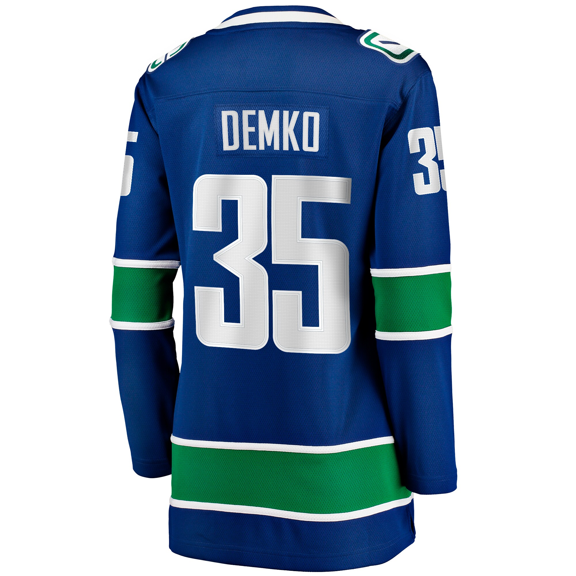 Thatcher Demko Vancouver Canucks Fanatics Women's Home Breakaway Jersey - Blue